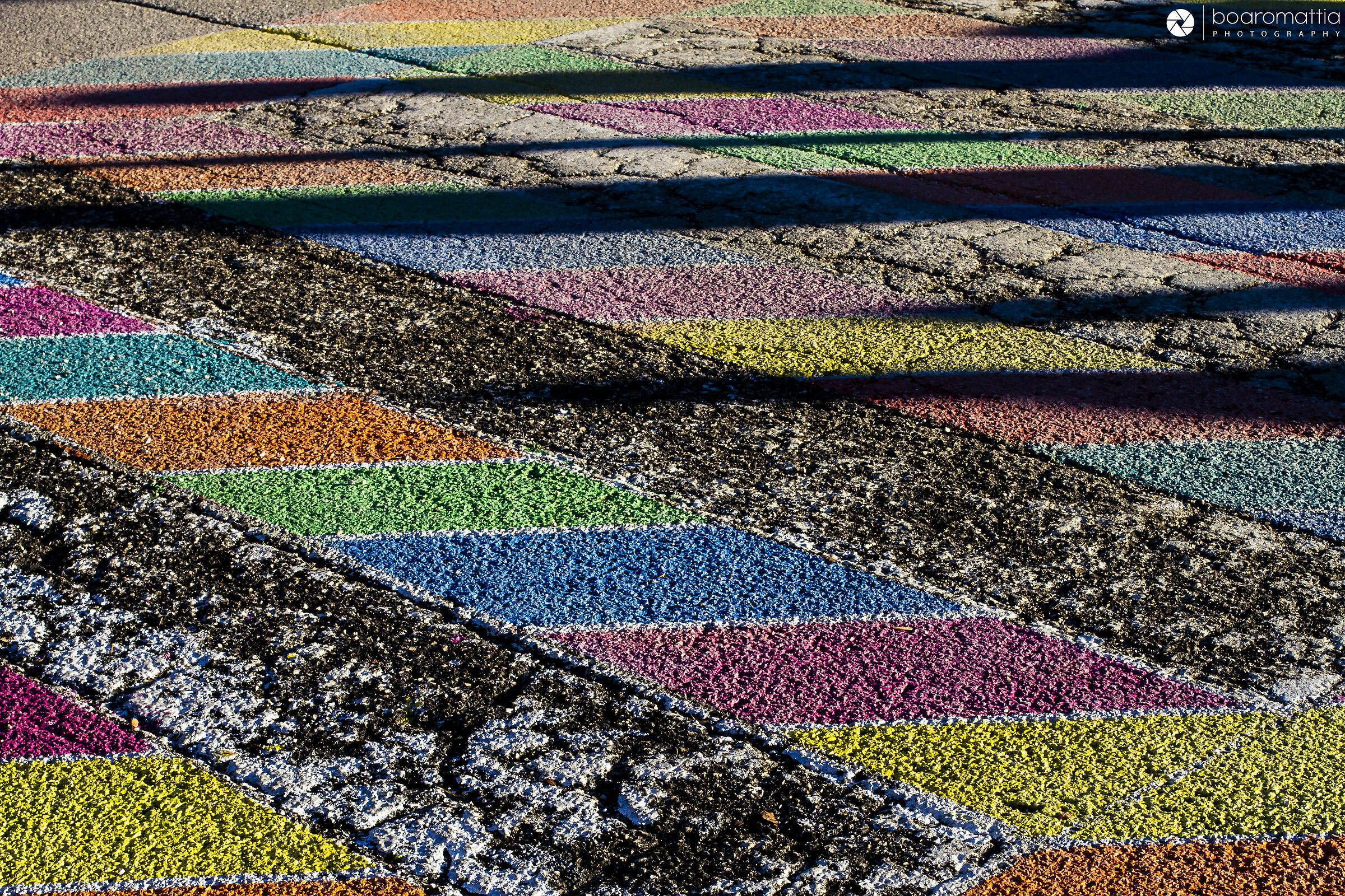 L'arcobaleno in strada