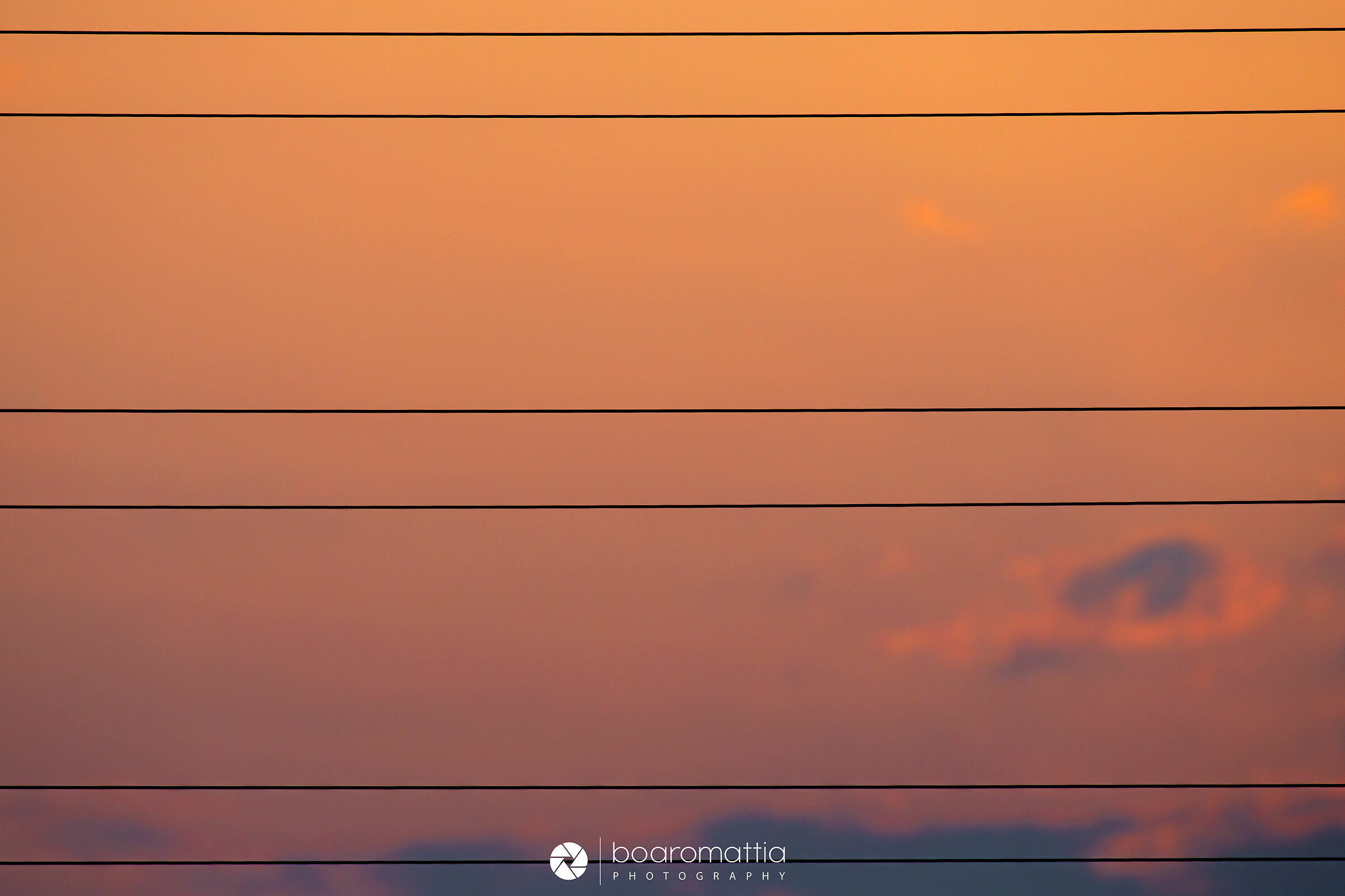 Parallele su tramonto