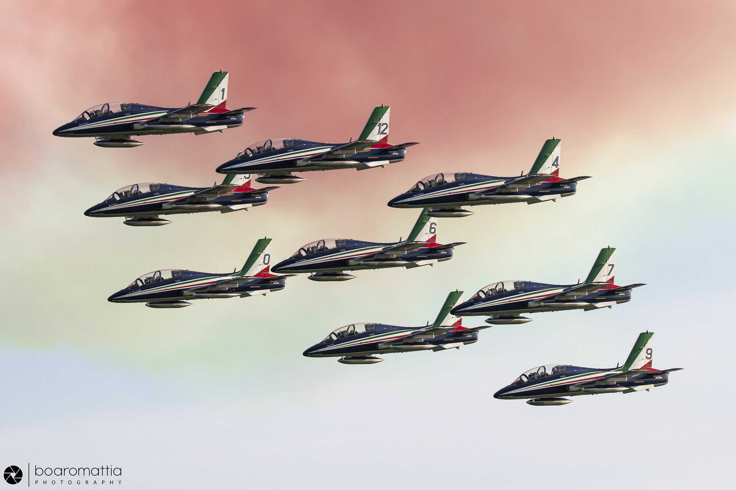 Frecce Tricolori Aermacchi mb339 PAN