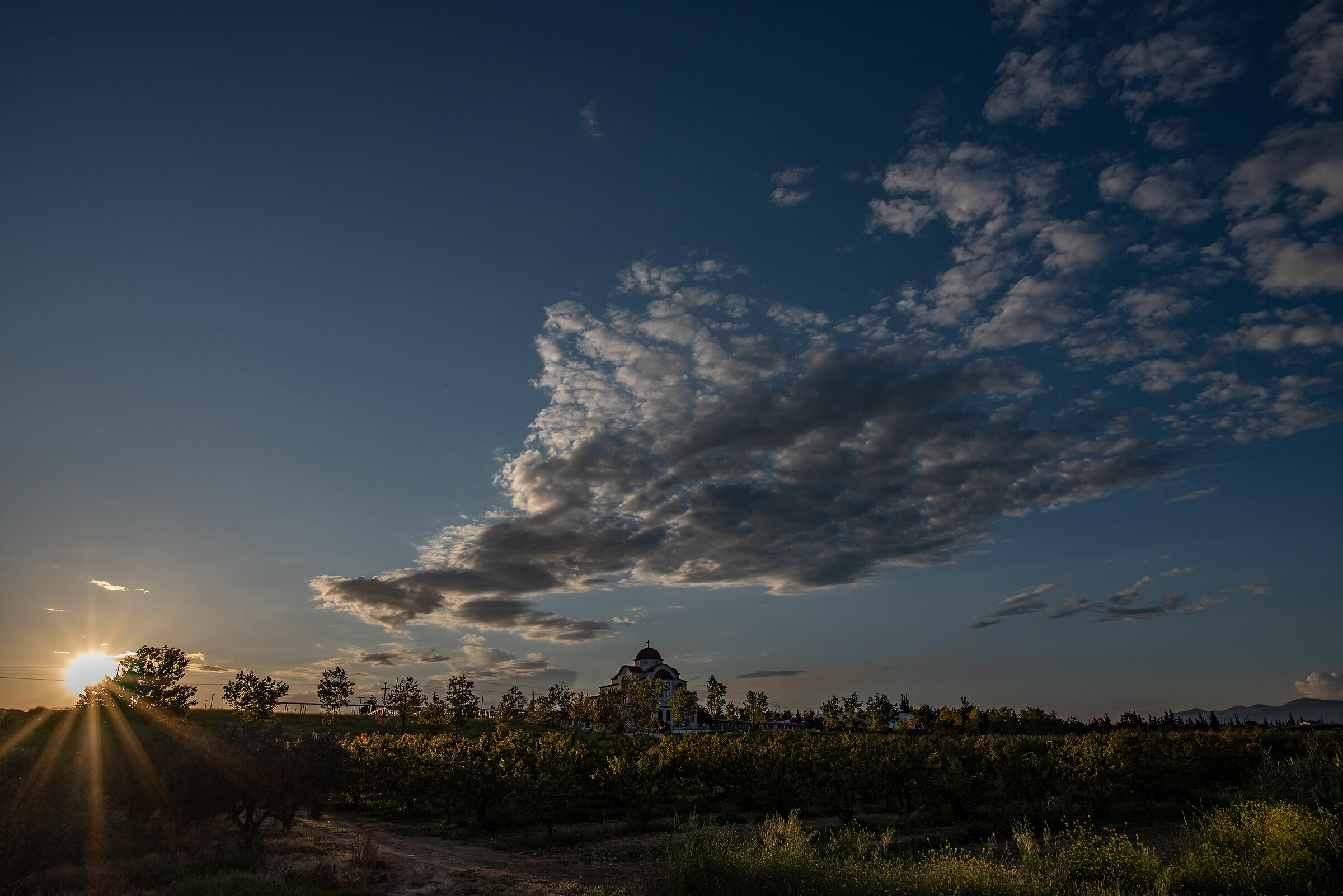 /.. Agios Mamas tramonto