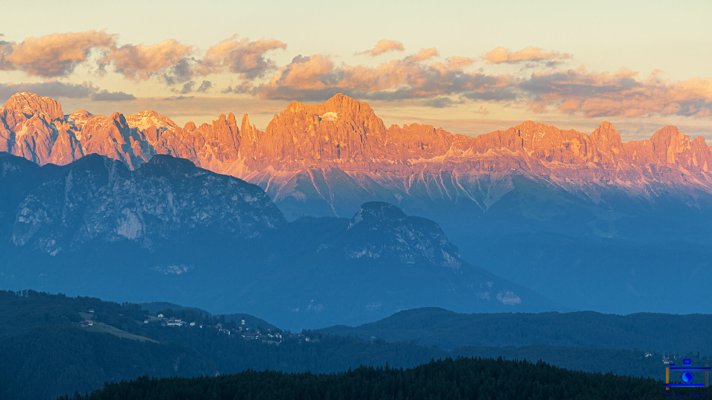Vista dal salto di San Genesio