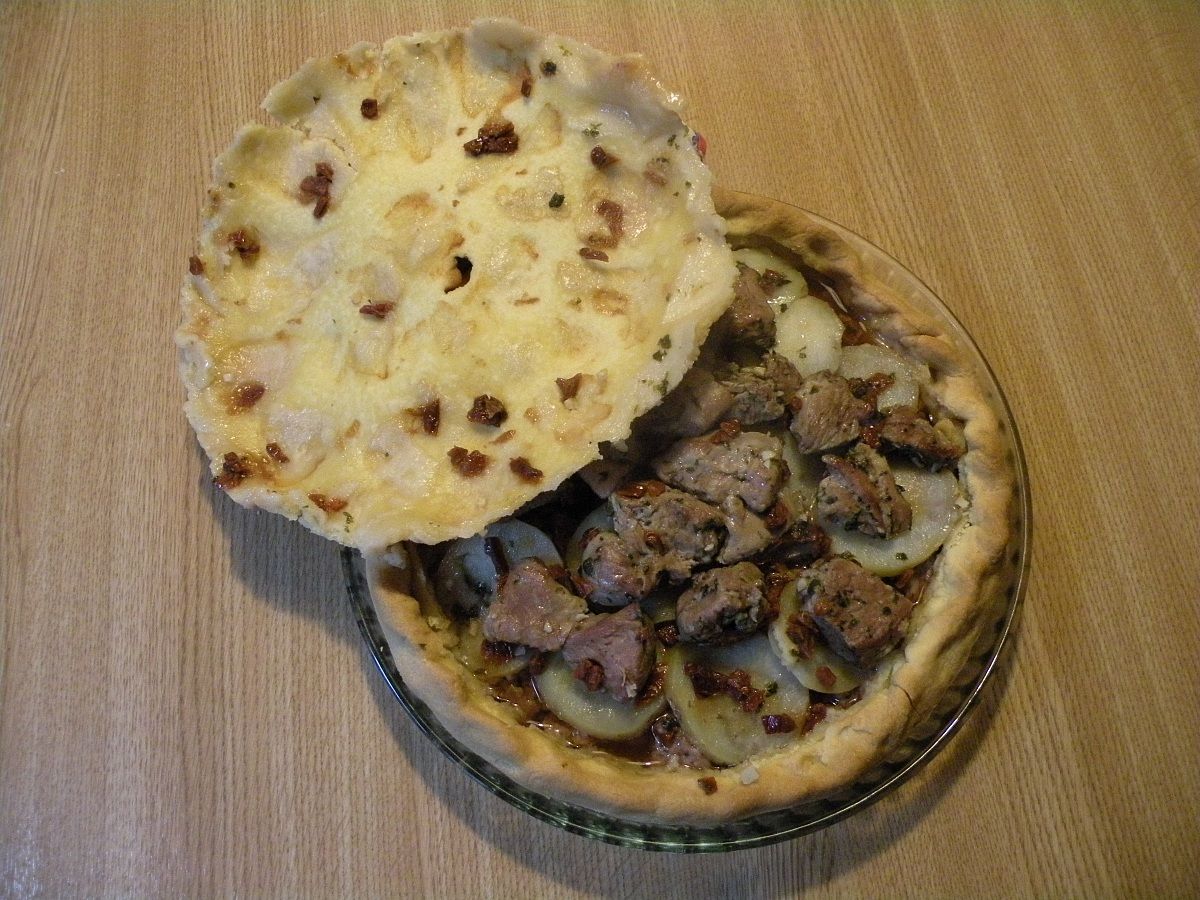 Panada of lamb and potatoes