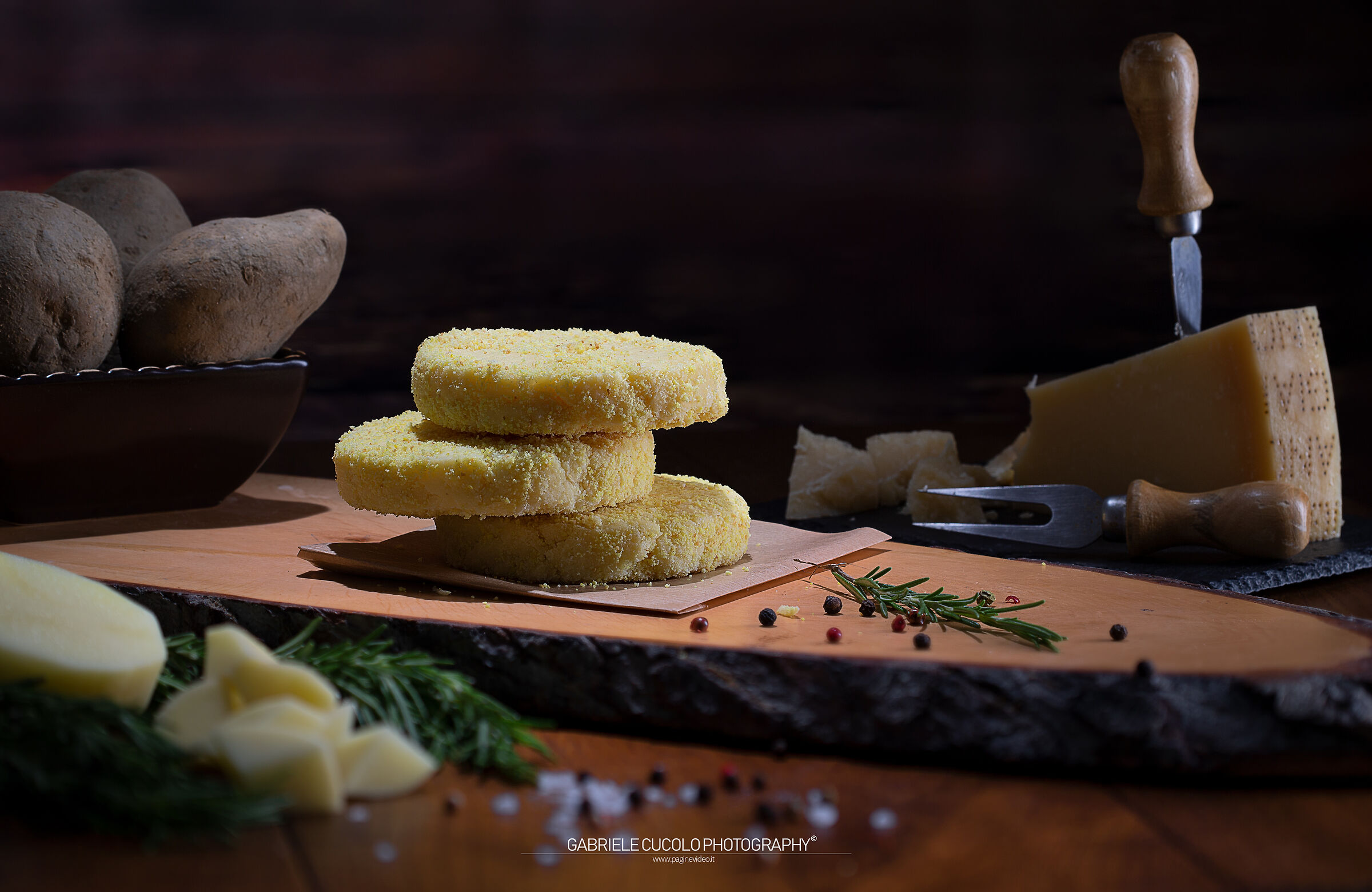 Hamburger patate e grana