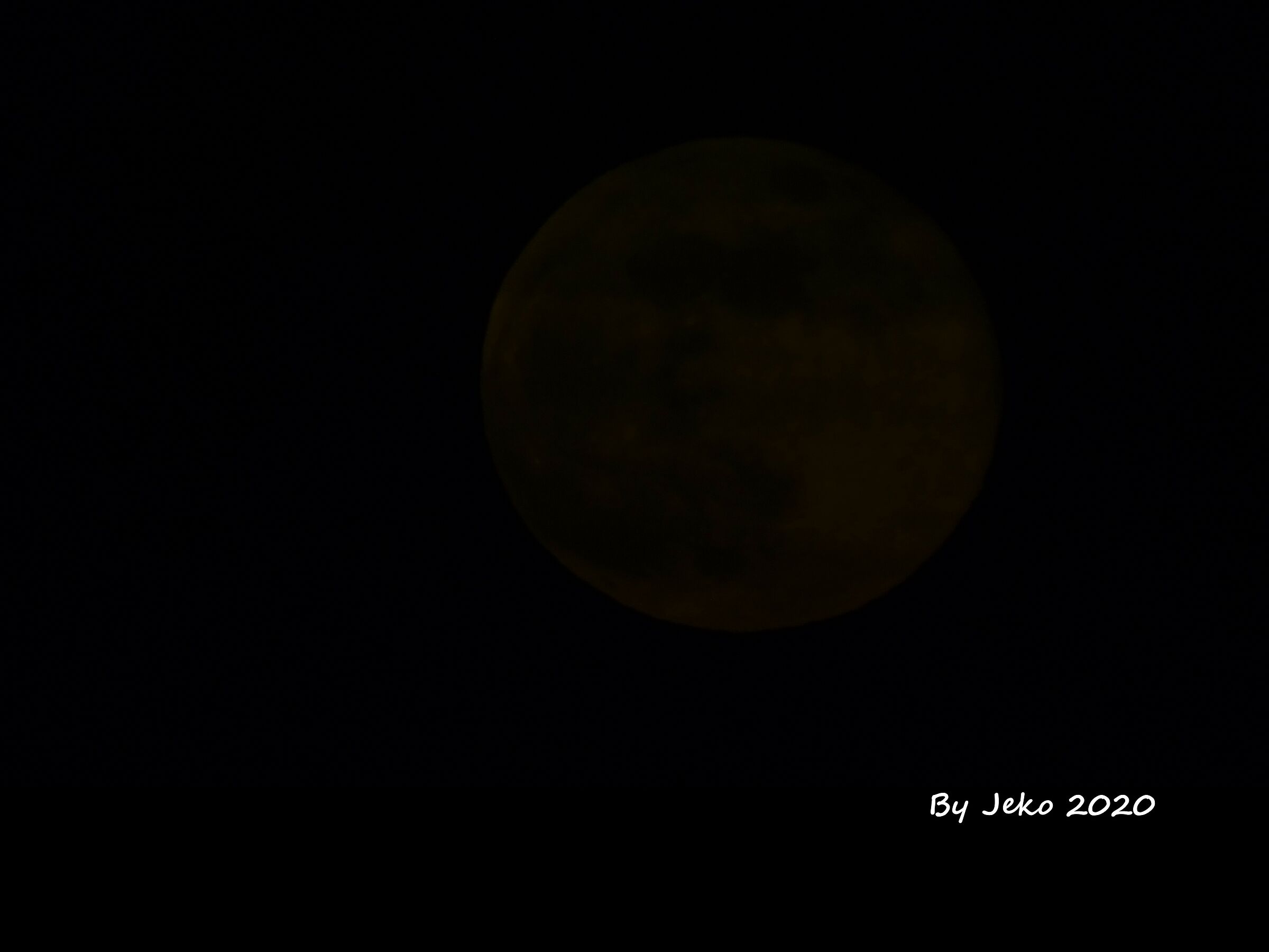 The moon plays hide-and-seek.