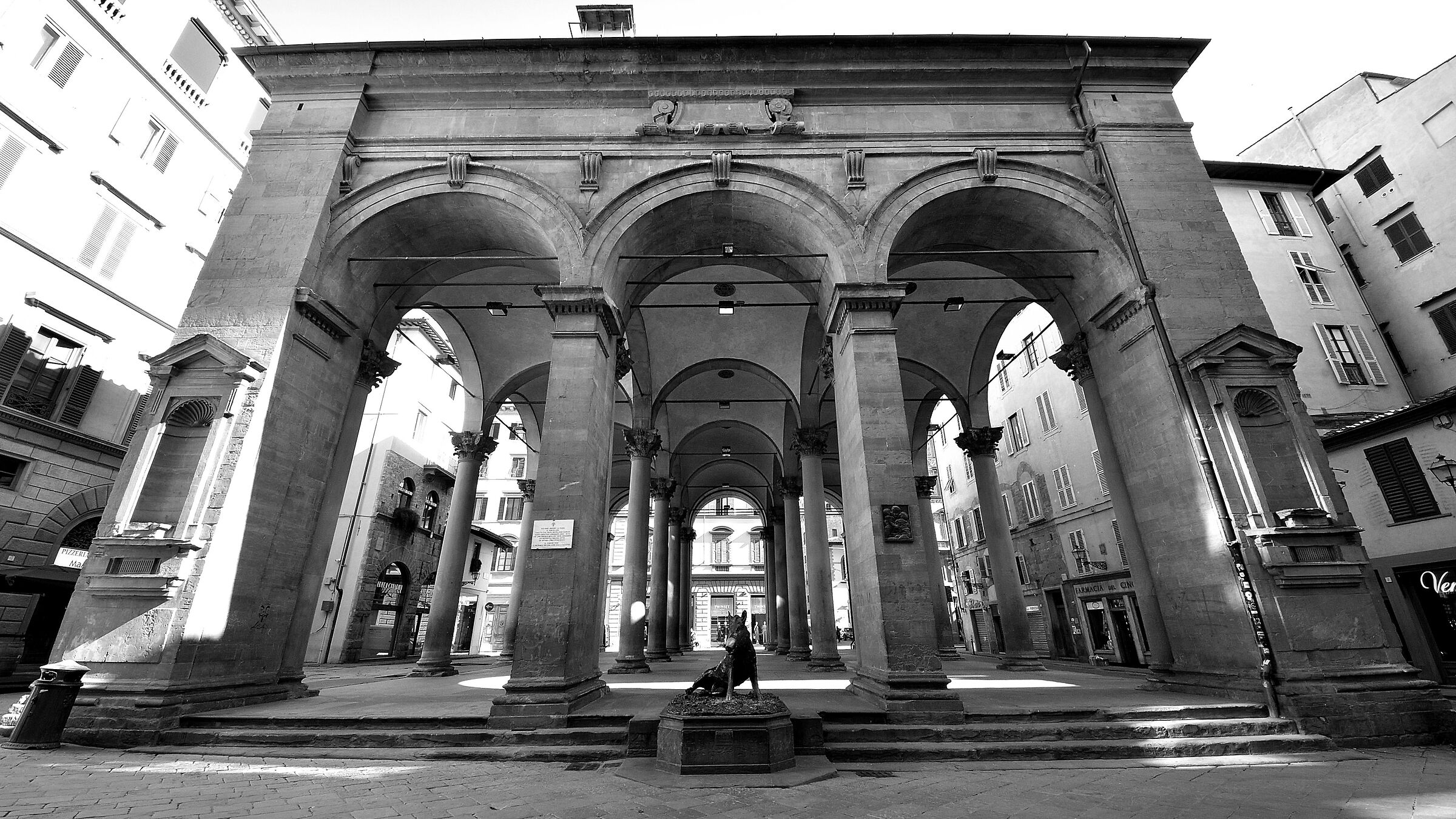 The loggies of the "Porcellino"