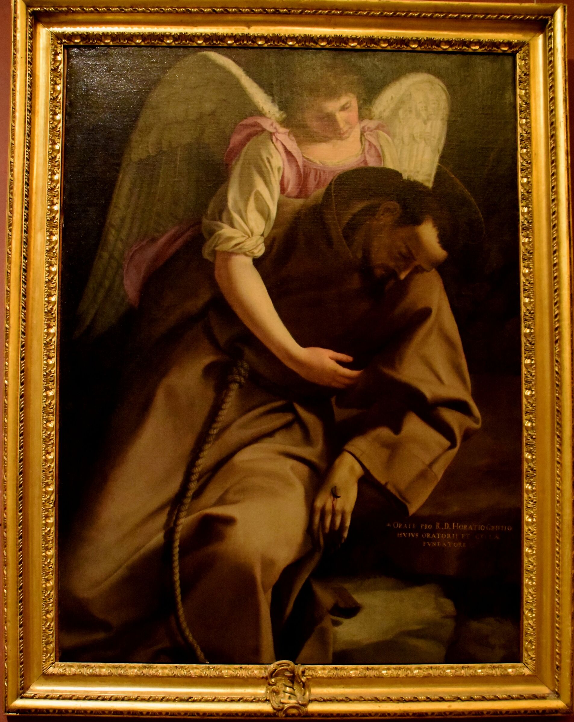 Orazio Gentileschi "S.Francesco sorretto dall'Angel...