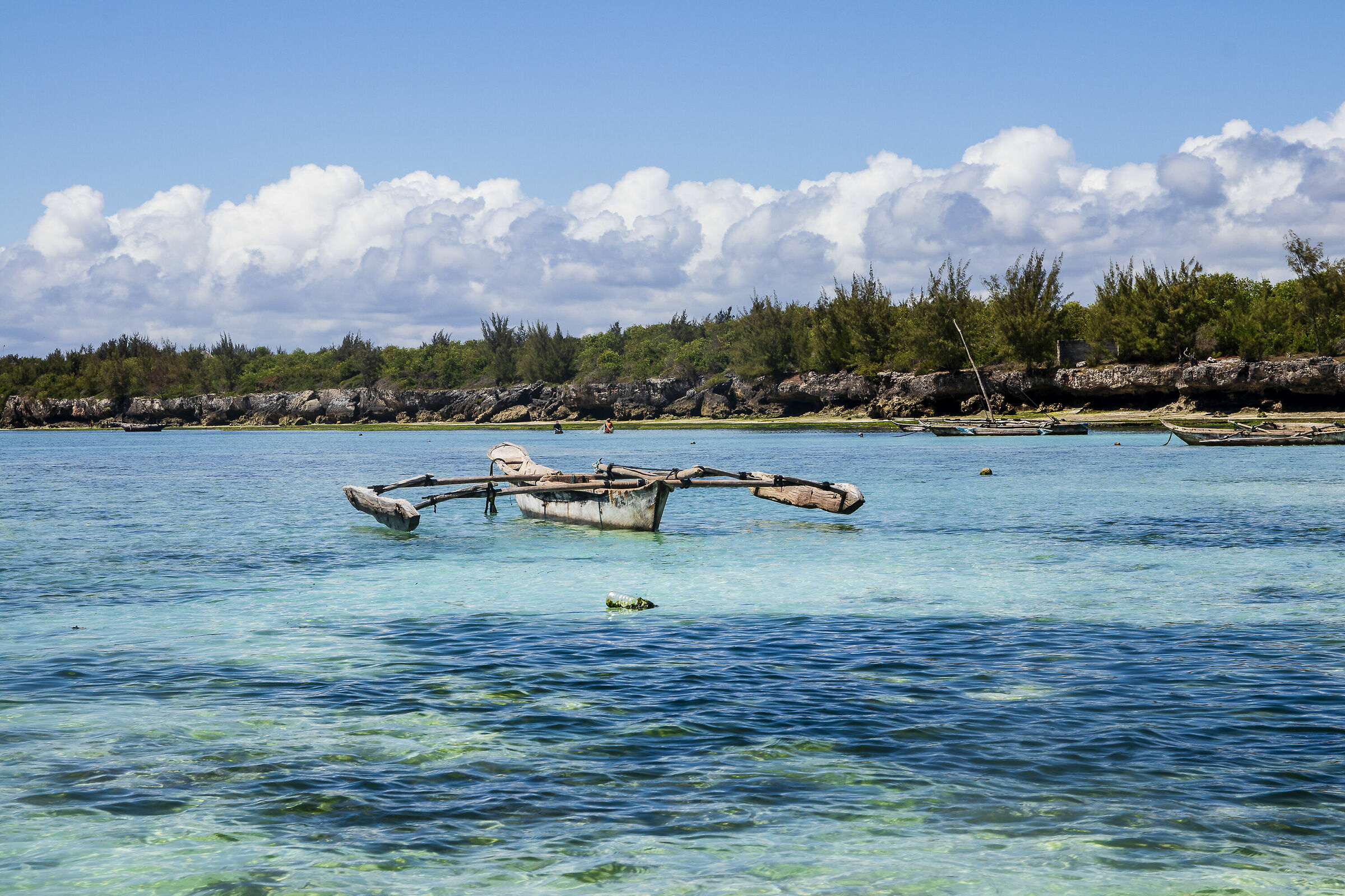 Piroga of ancient times still working