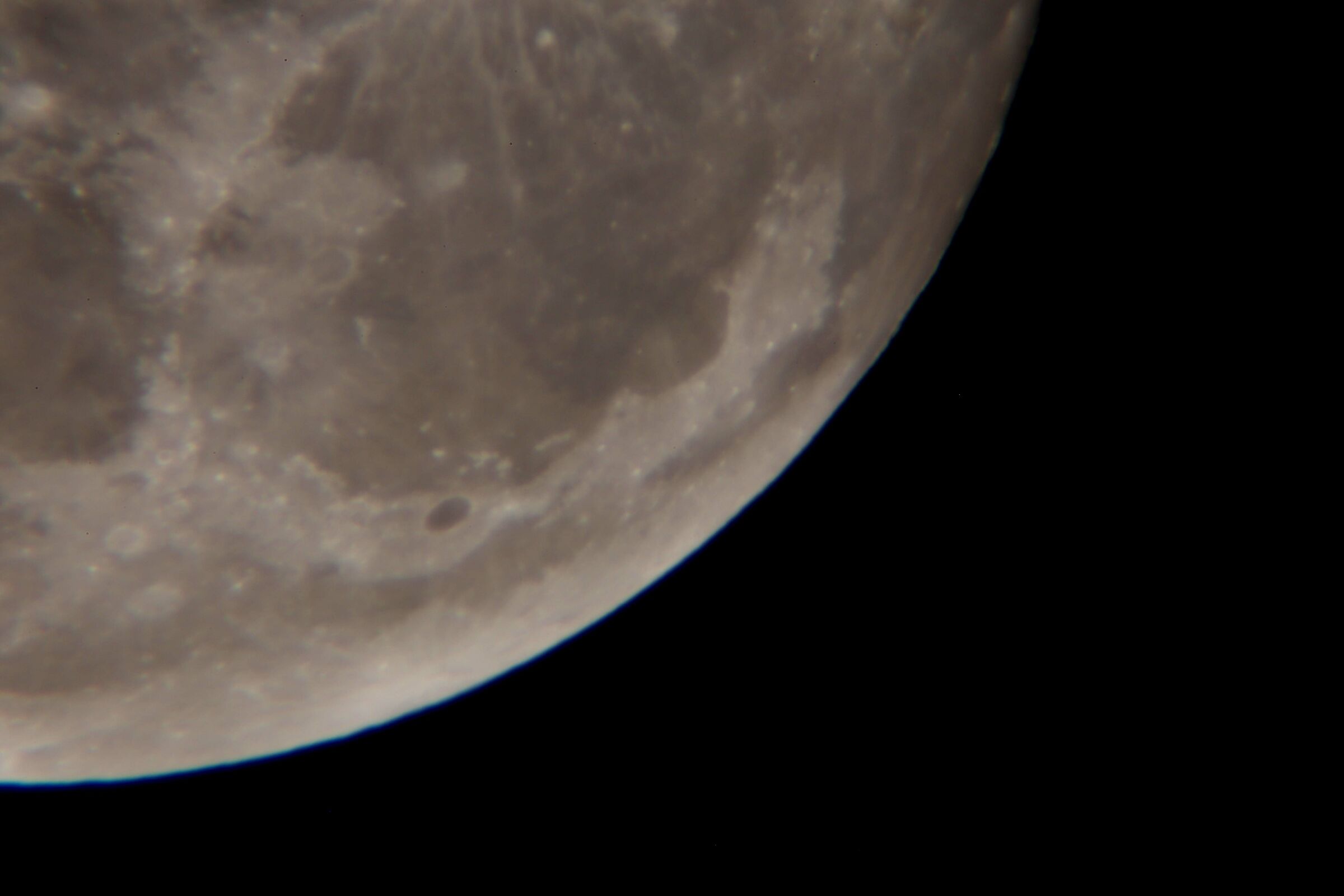 Luna - Mare Imbrium e Sinus Iridium Canon 6D telsscopio