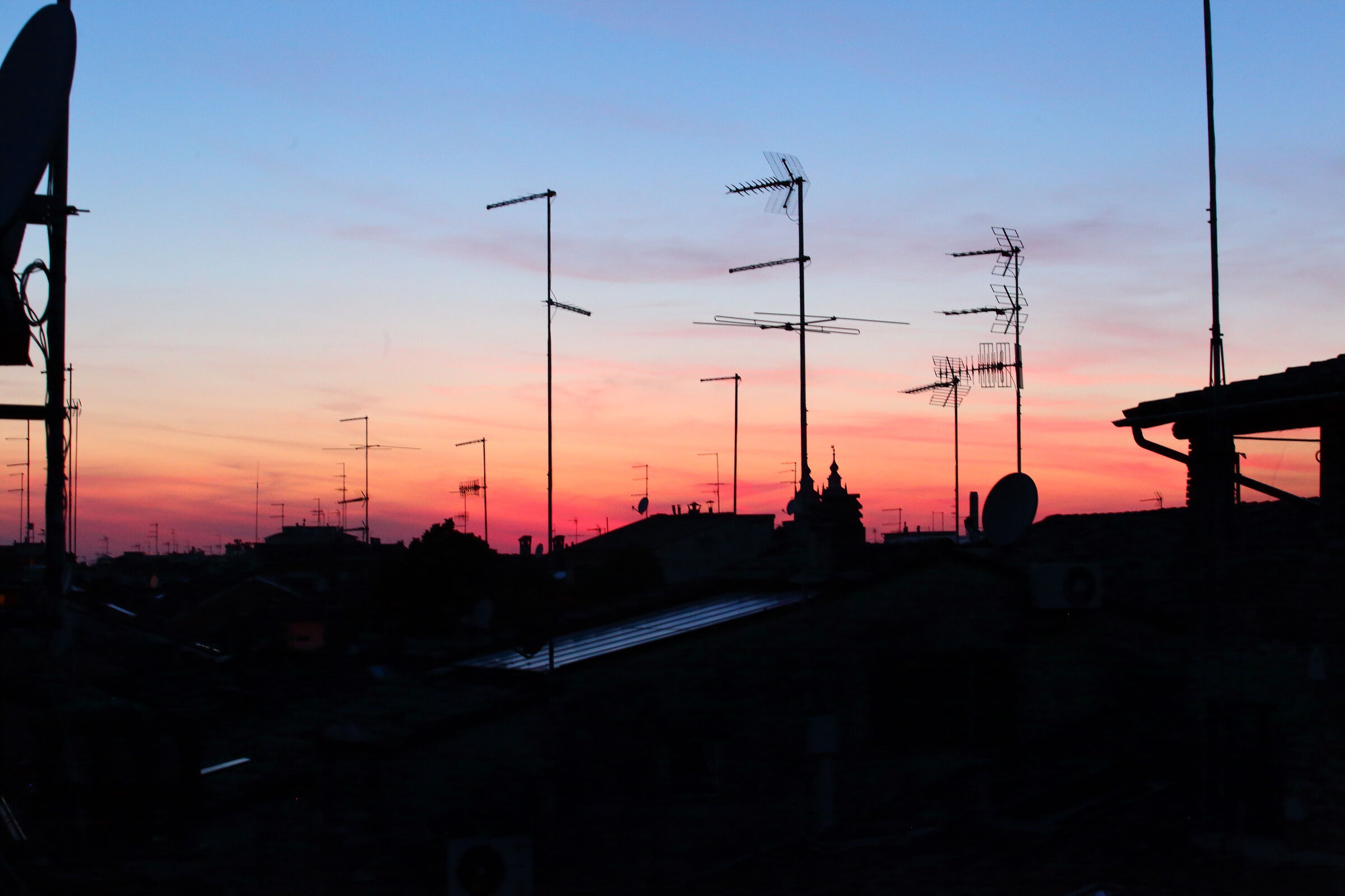 Tramonto a Parma