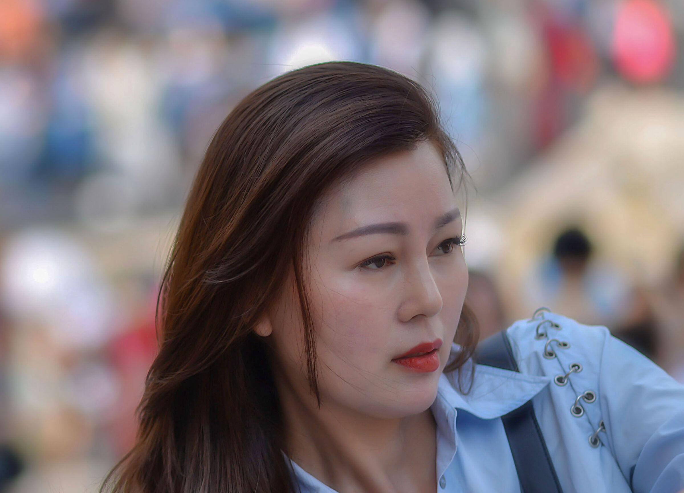 She turned three-quarters... so I like it