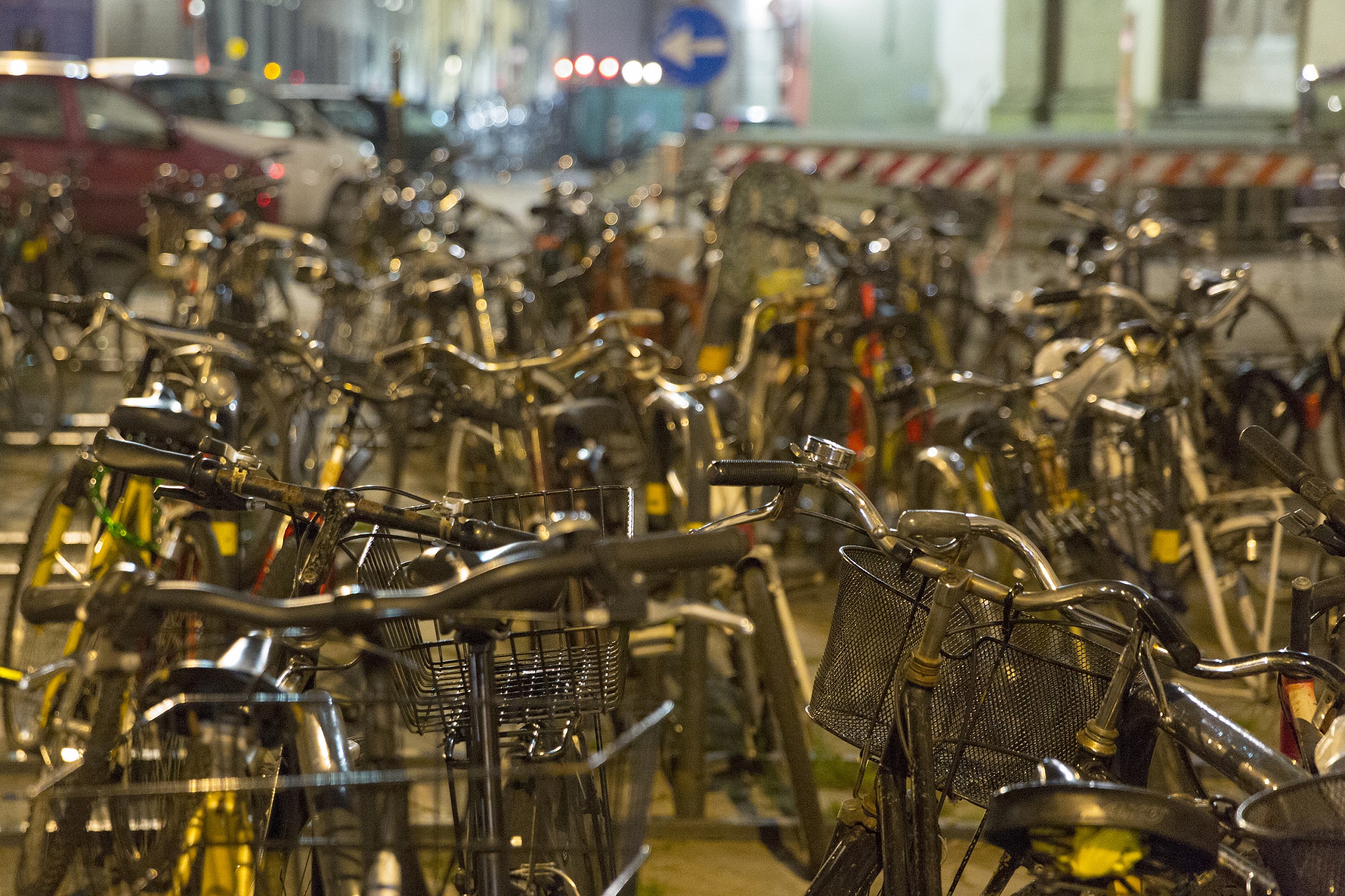 Bicycles in Florence centr