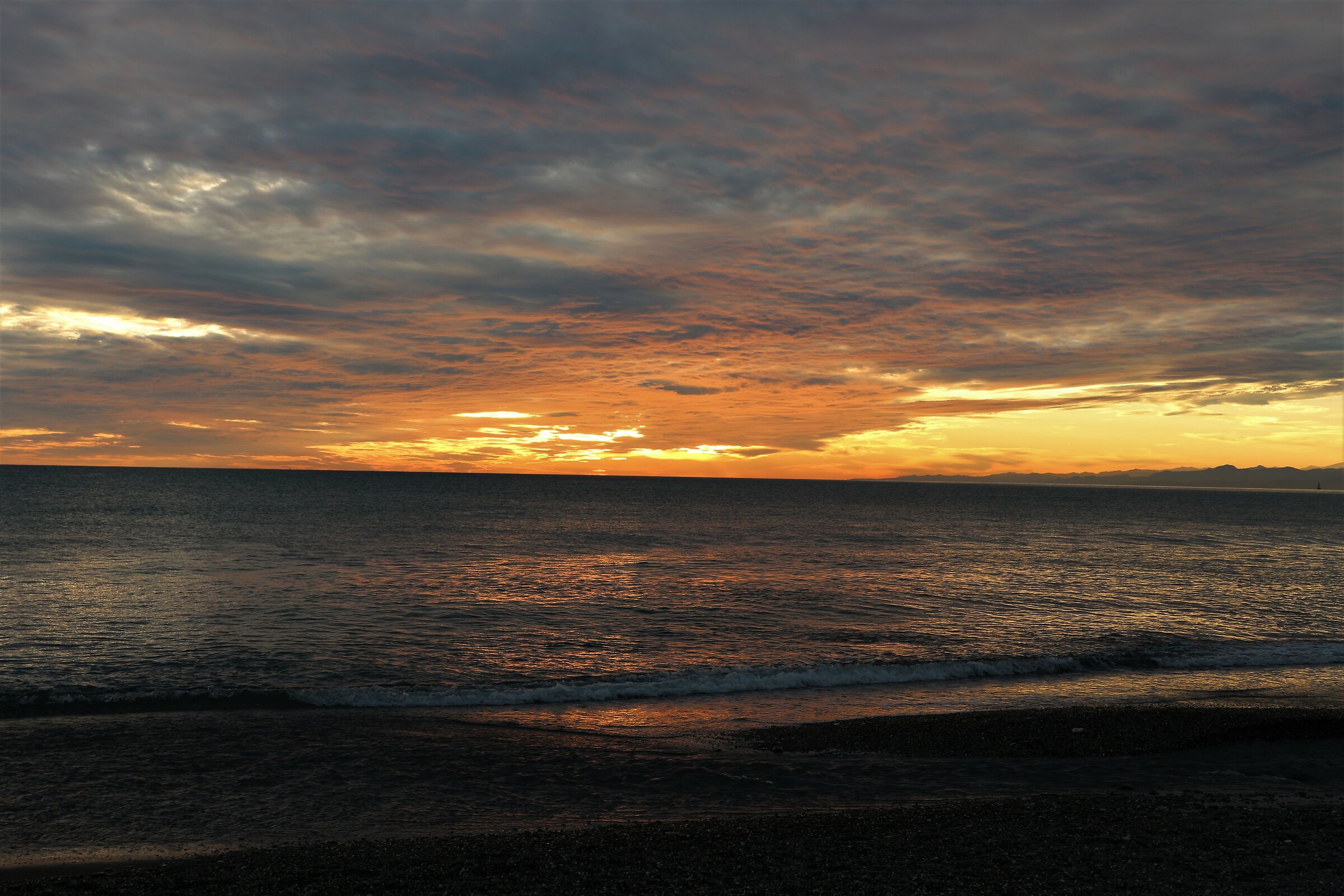 Sunset from Sori,Liguria