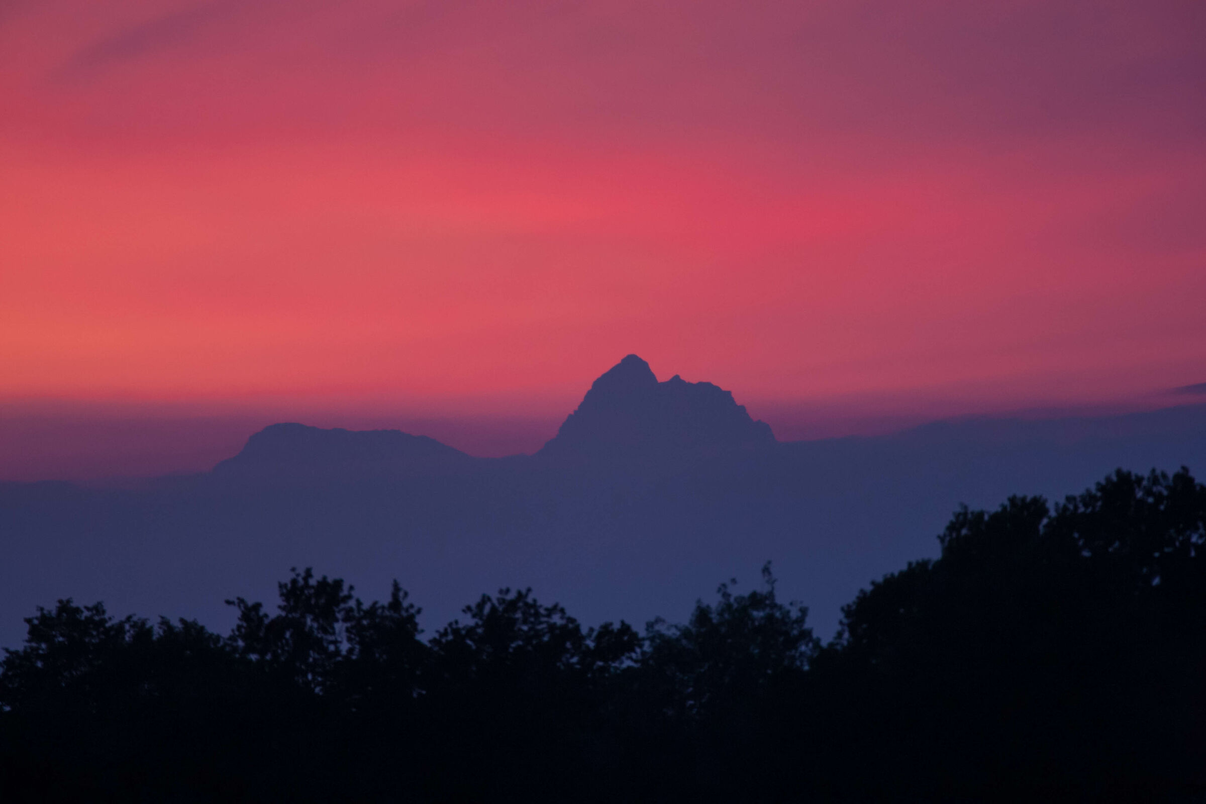 Potrebbe essere il monte rosa