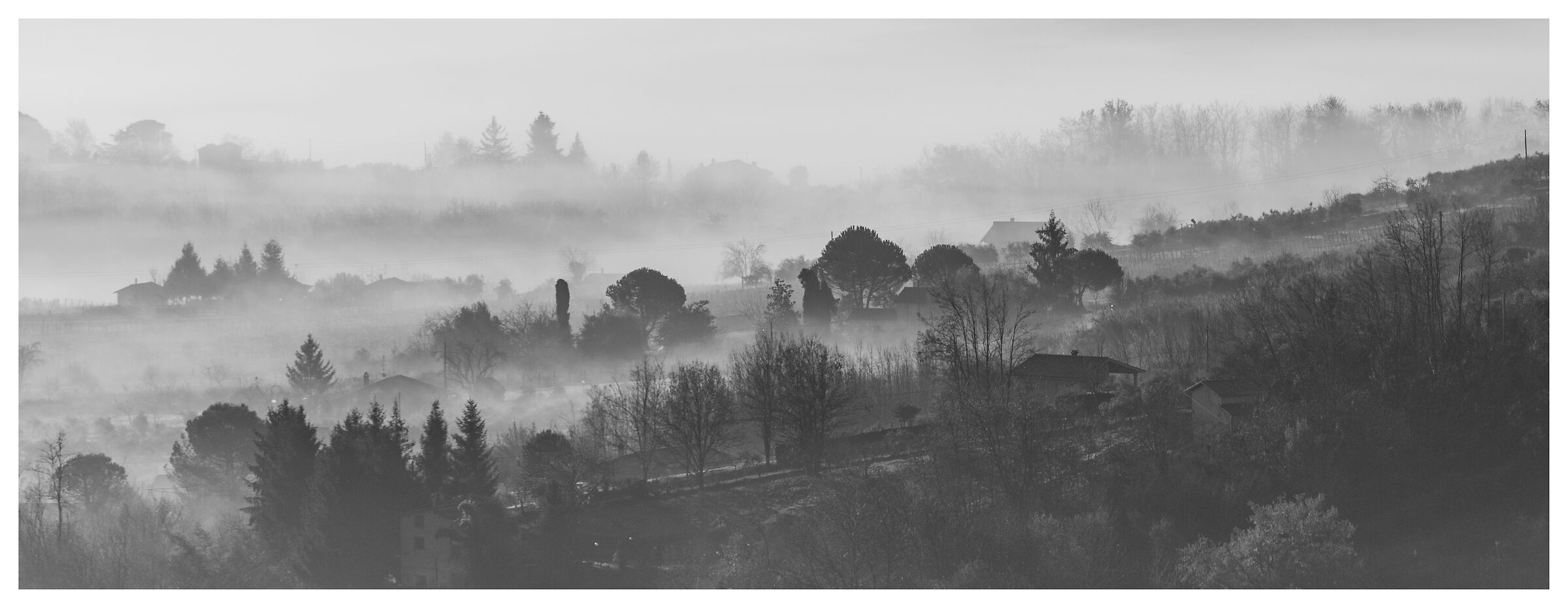 A foggy day down the valley