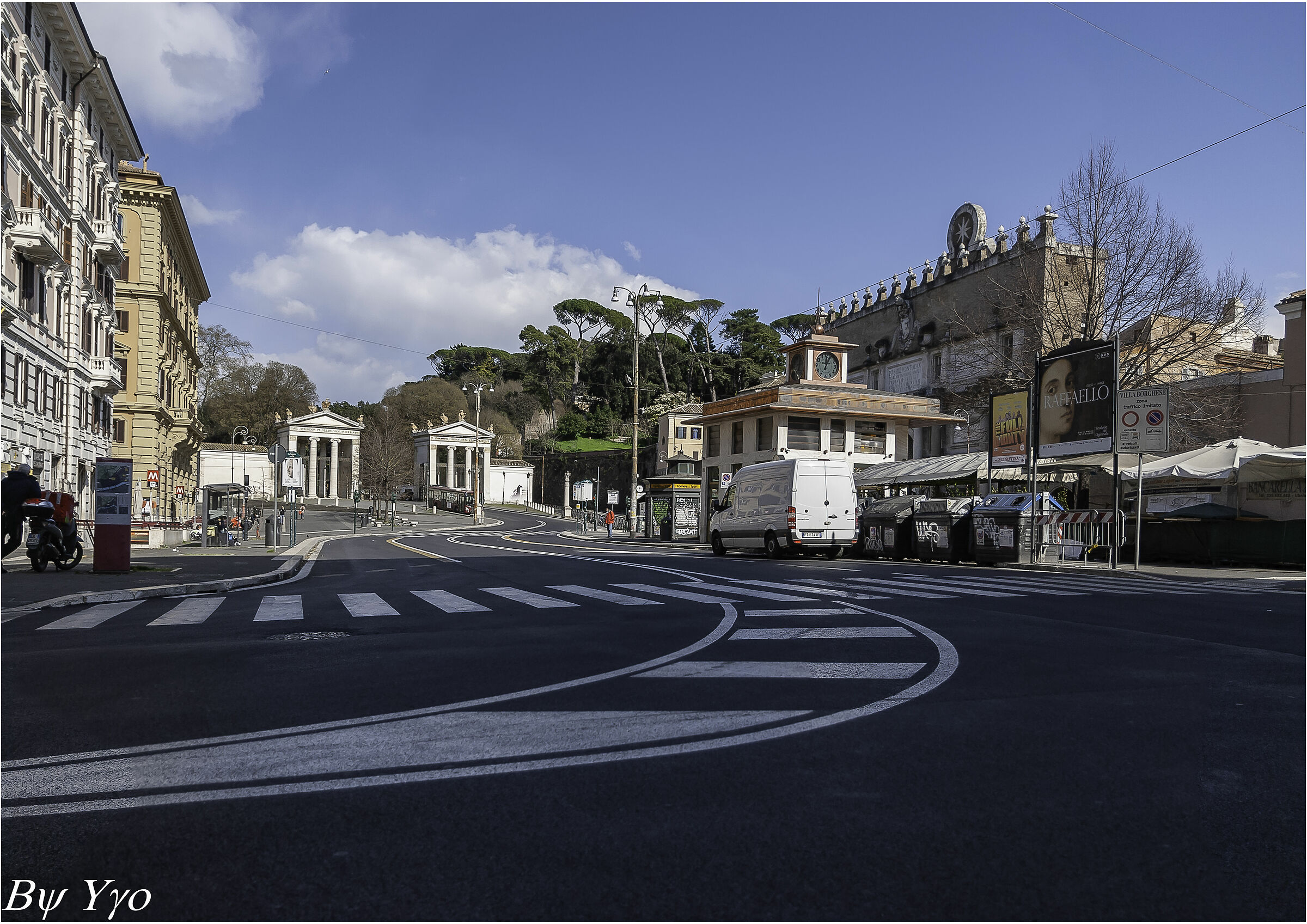 Rome forecourt Flaminio