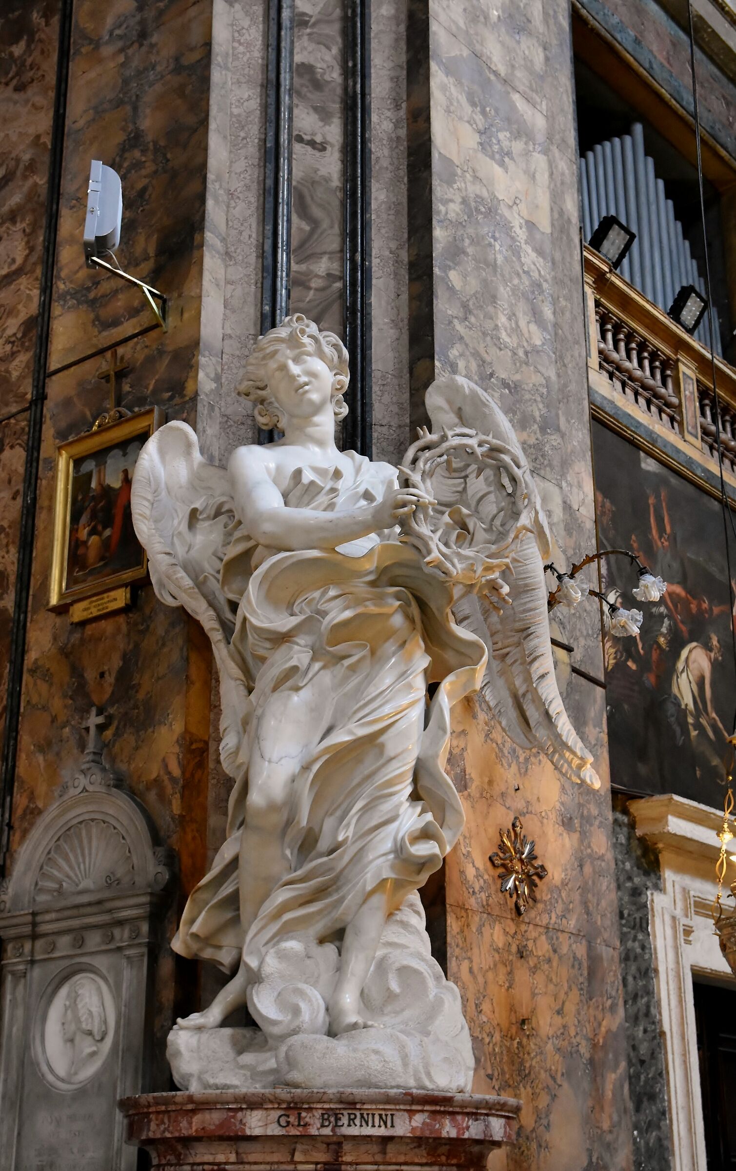 G.L. Bernini "Angel with Crown of Thorns"