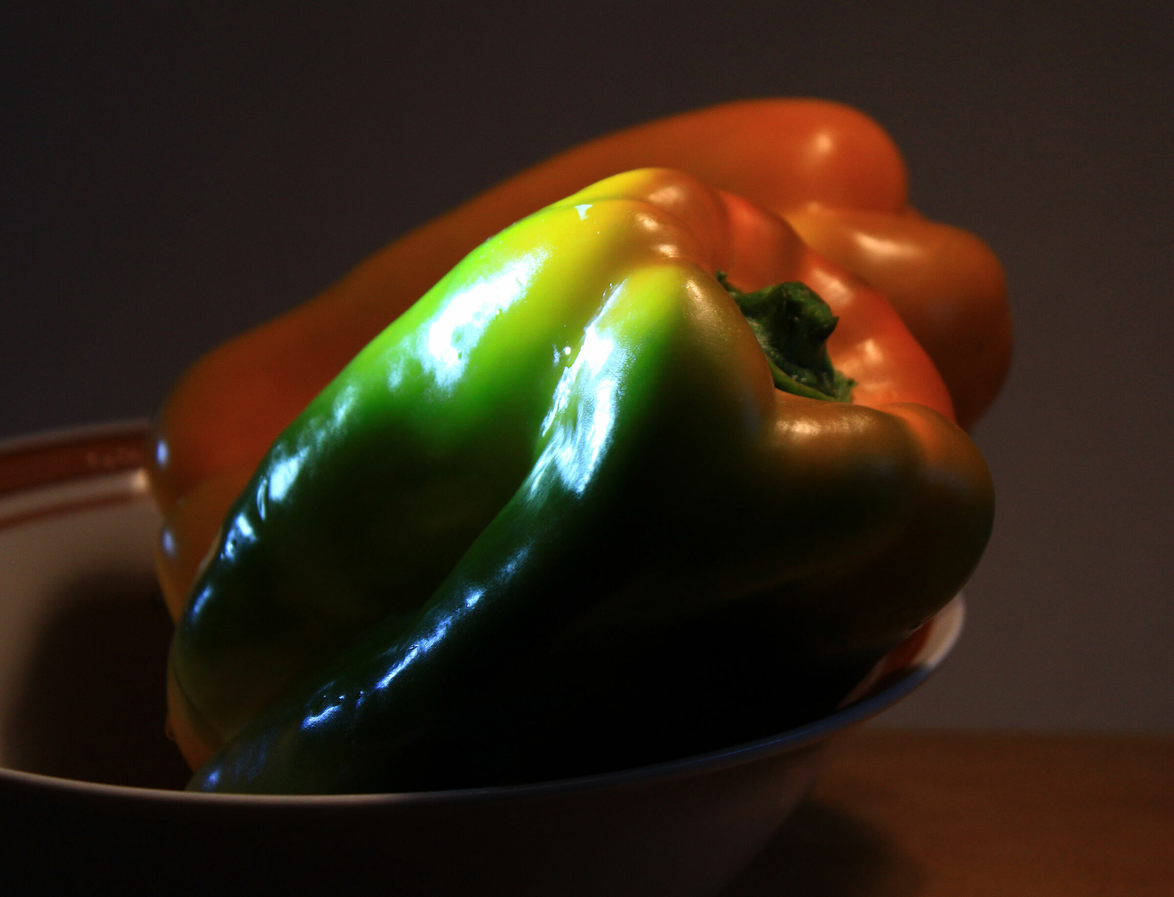 two sweet peppers