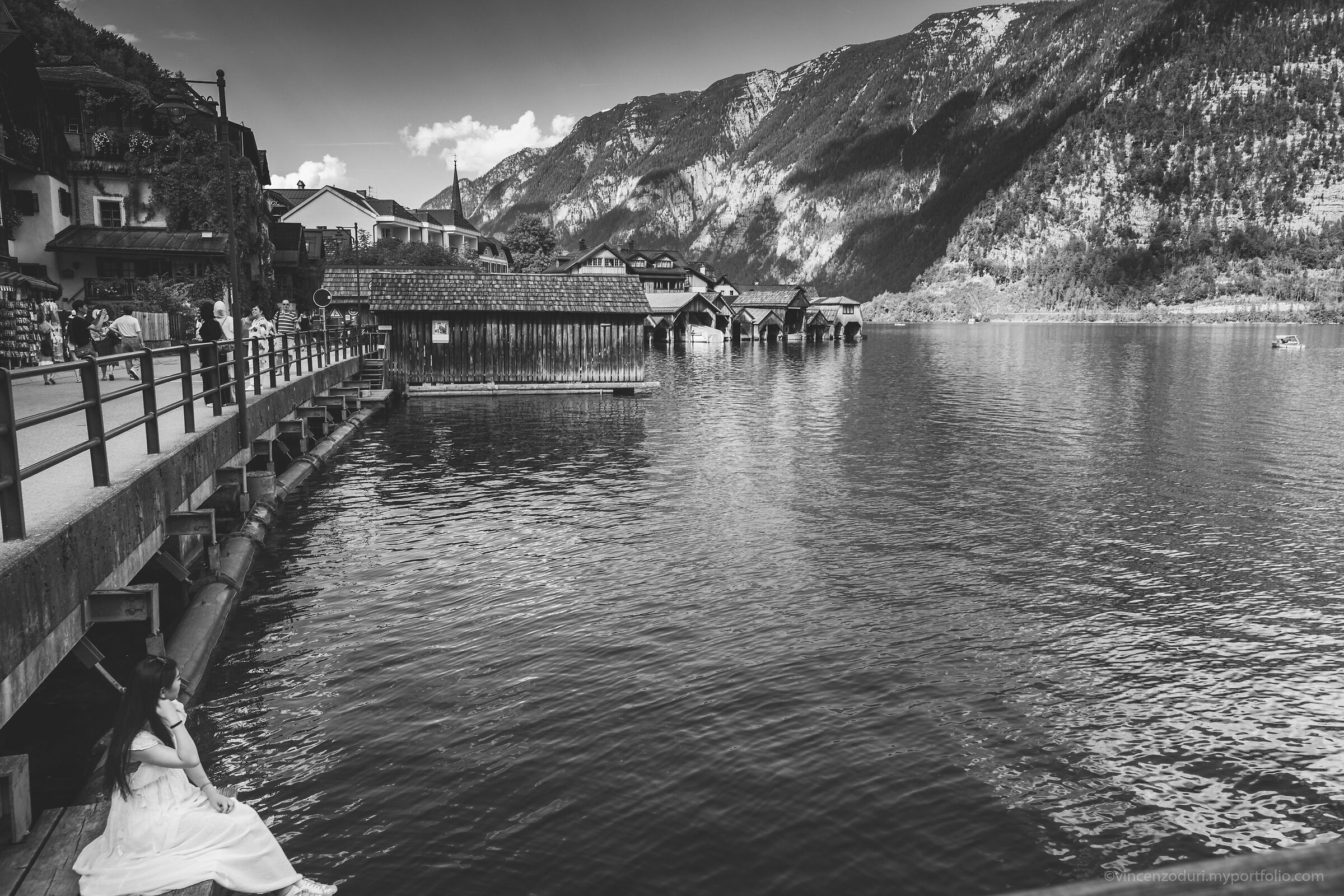 Lago di Hallstatt, piccola sposa