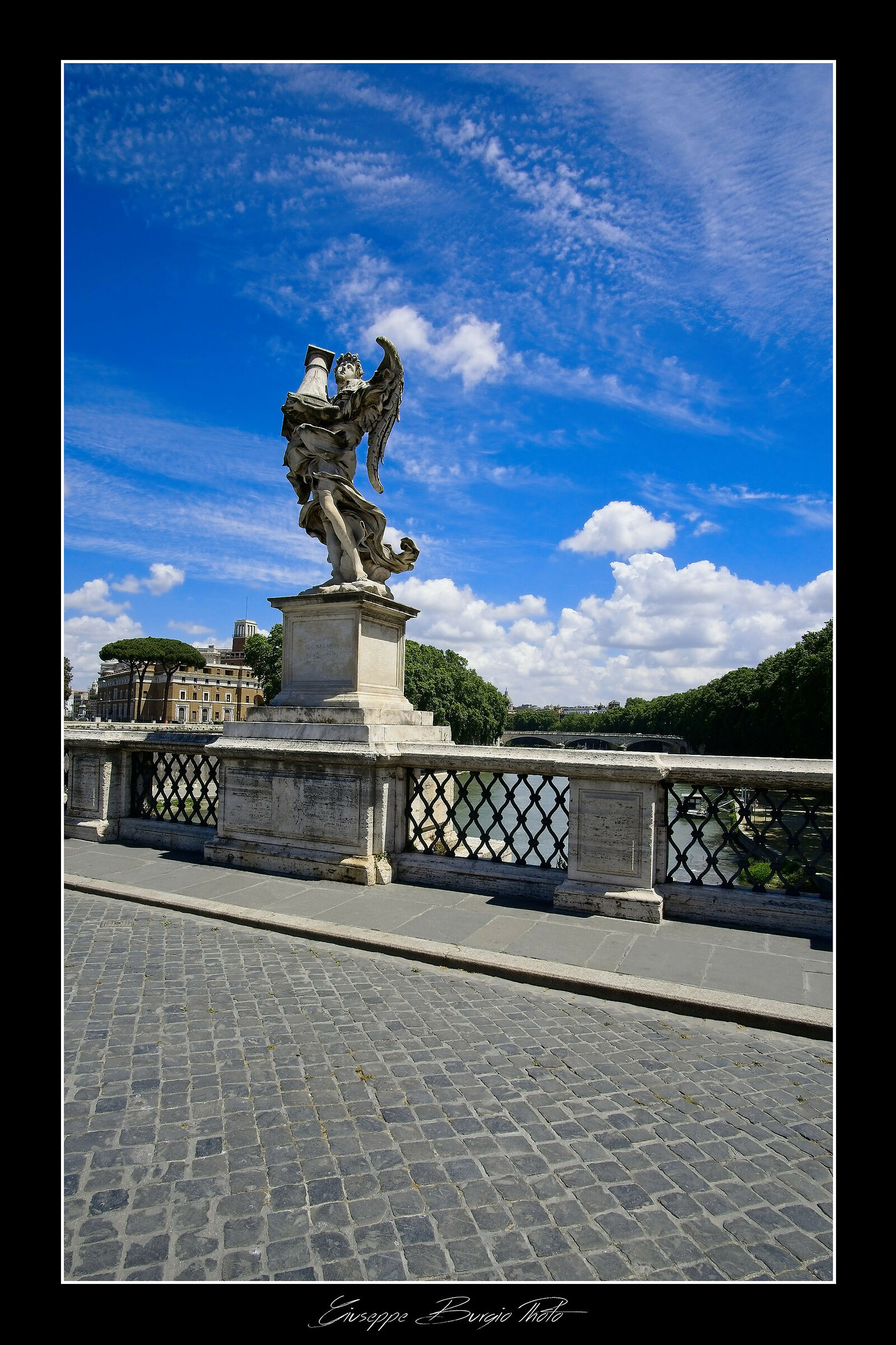 An Angel in the Sky of Rome