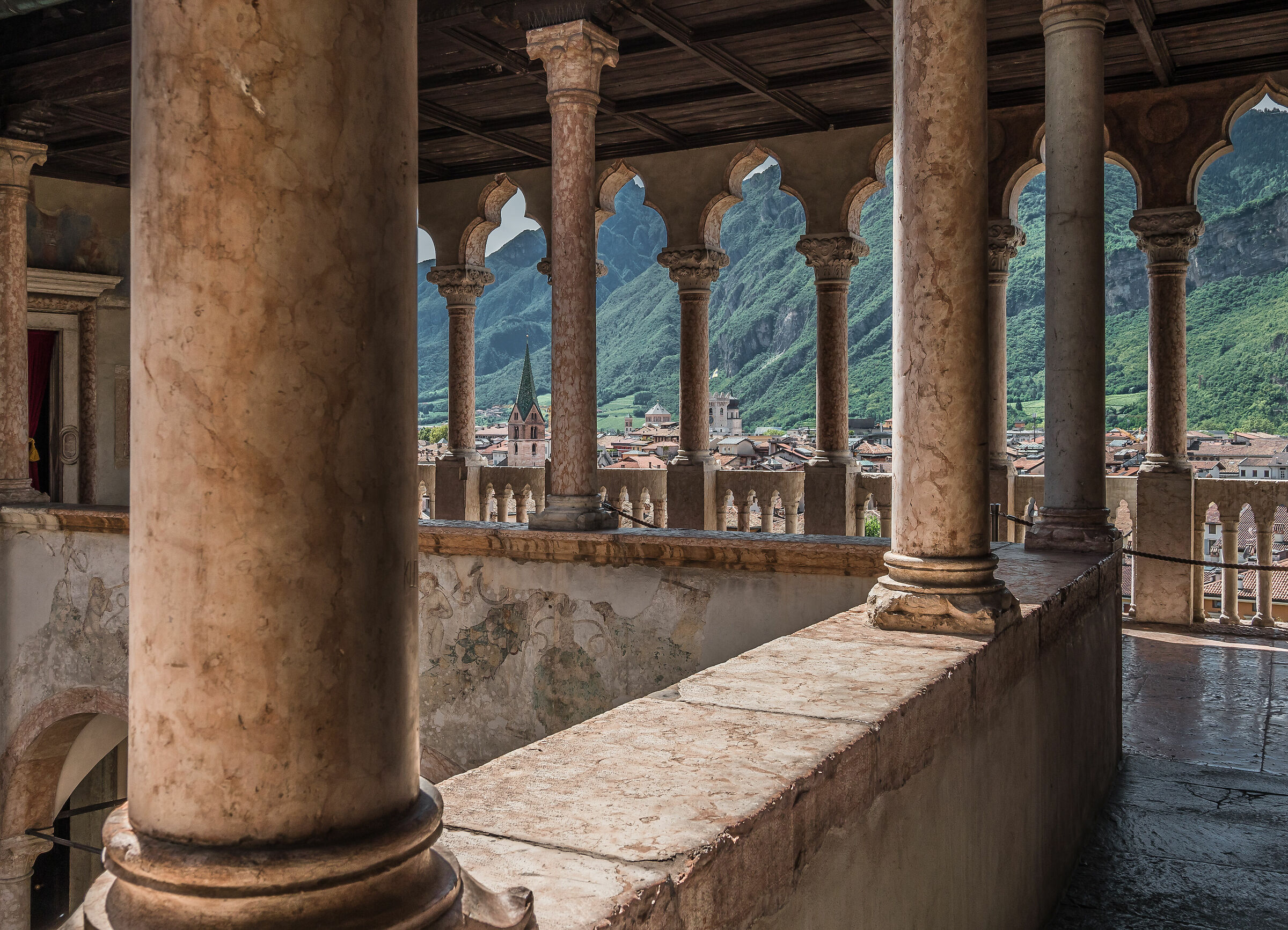 Veduta dal castello.......