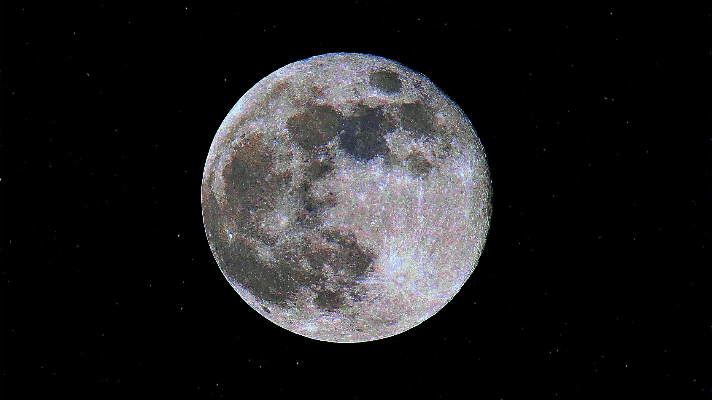 Moon with the stars - Try