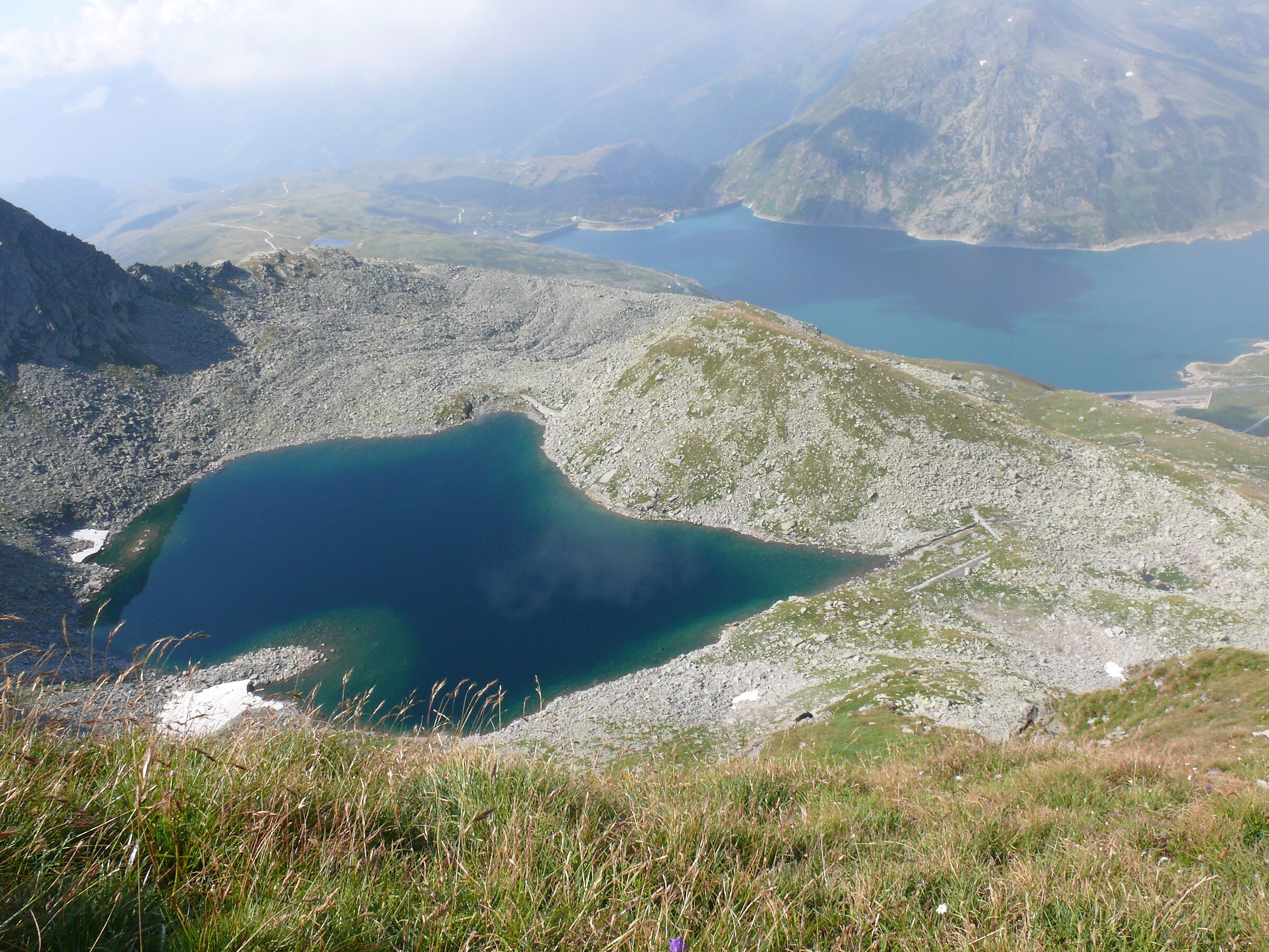 Black Lake and Lake Montespluga