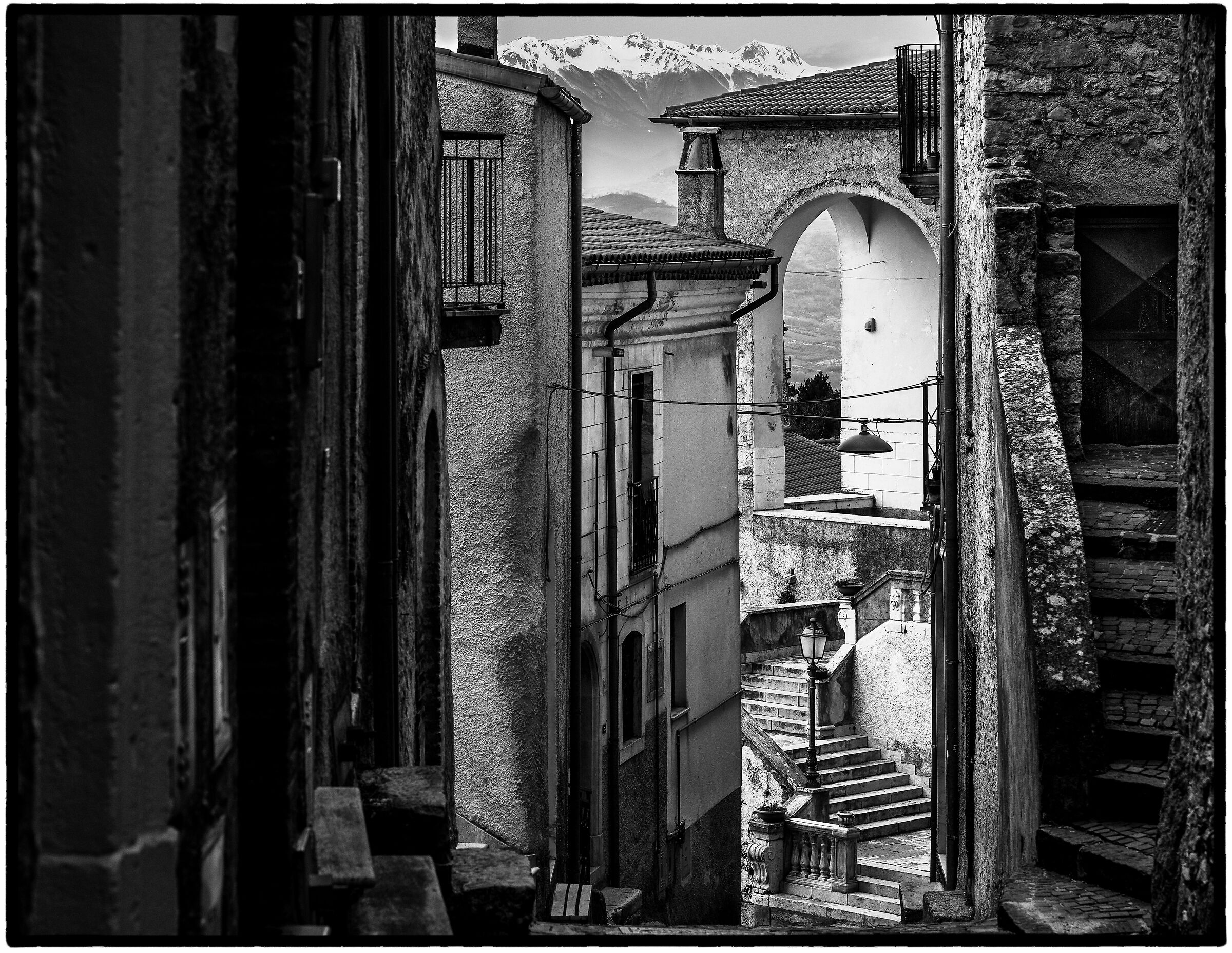 Ed in fondo la scalinata ....