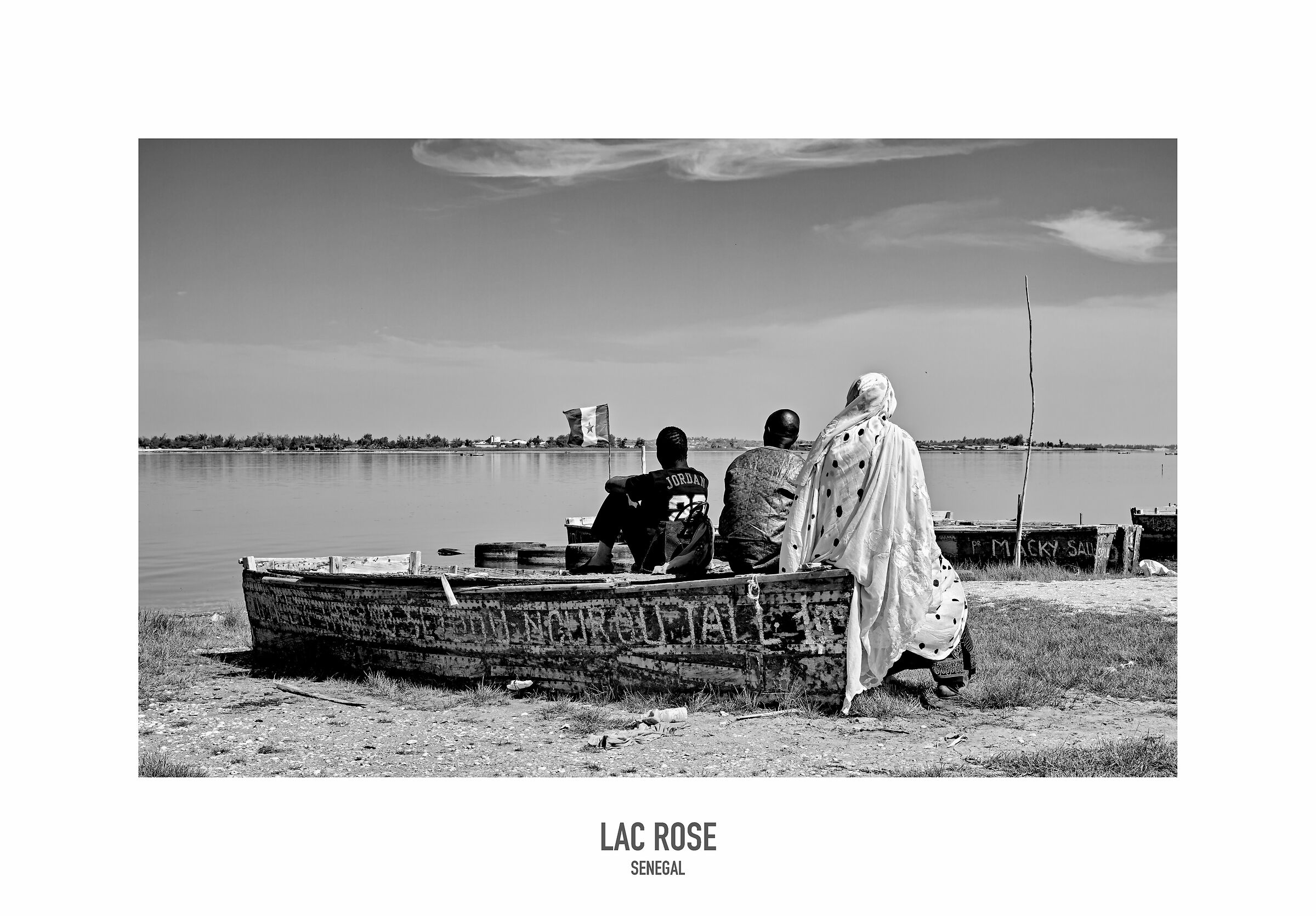 Salt fishermen at Lake Rosa, Senegal