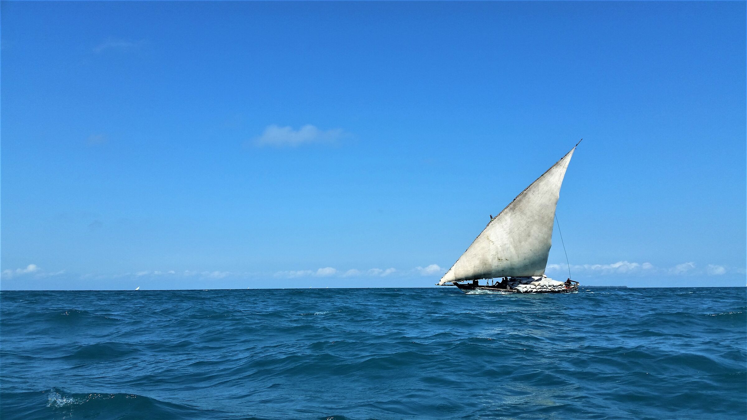 Typical boat arriving from Tanzania loaded with coal