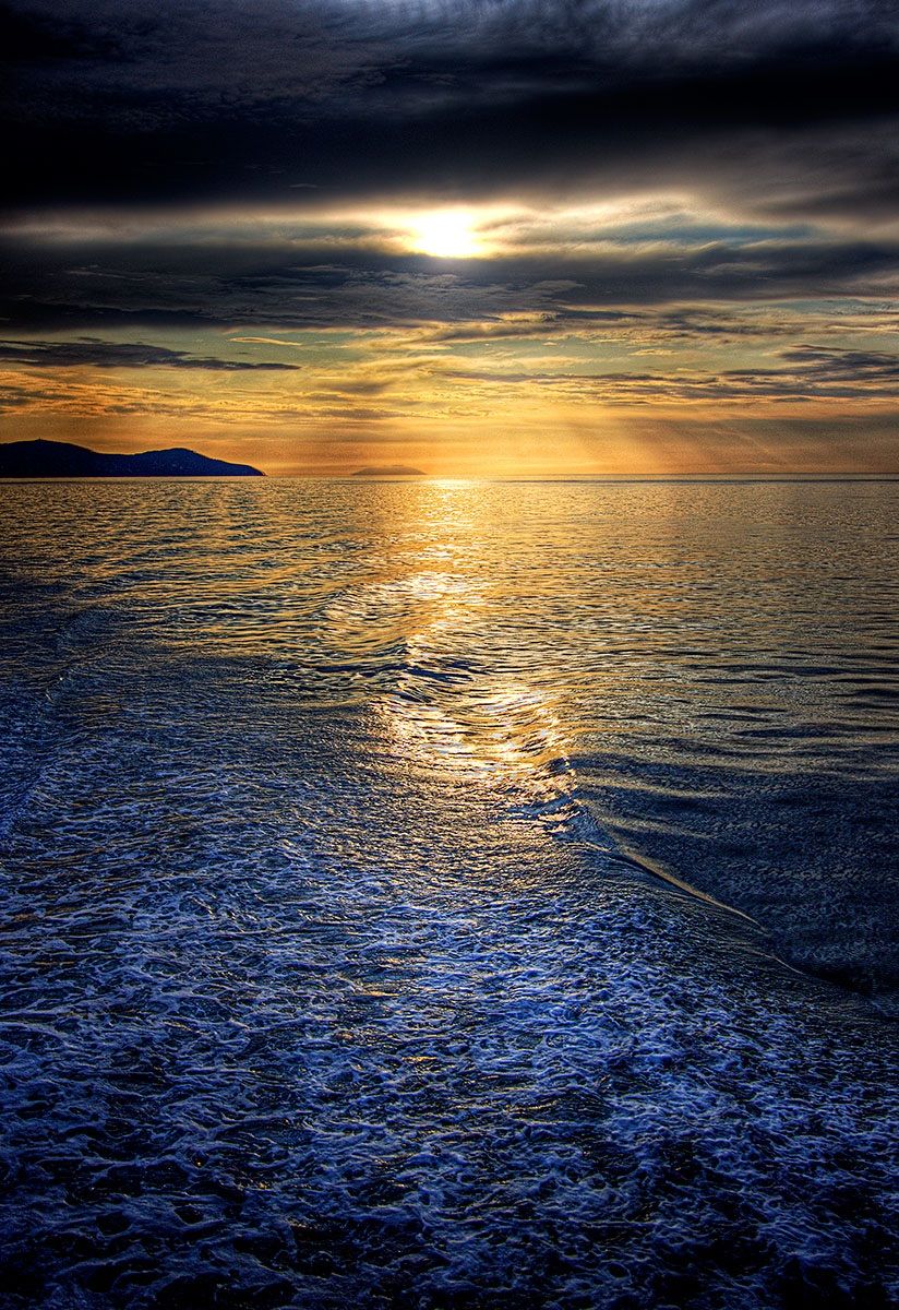 Sunset Isola del Giglio HDR