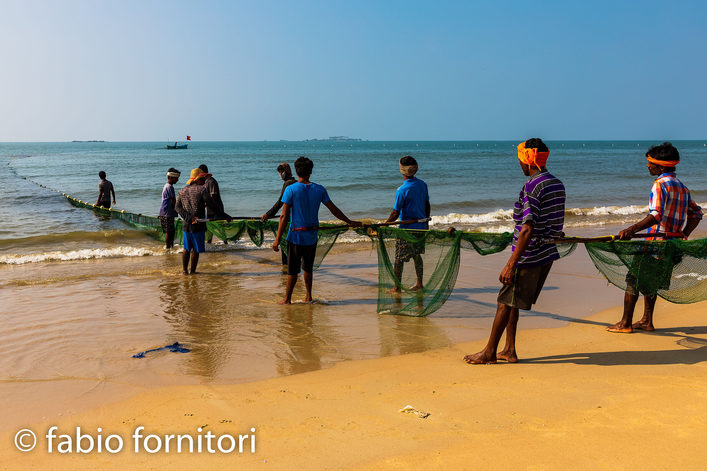 Karnataka , Pesca di gruppo  , India 2019