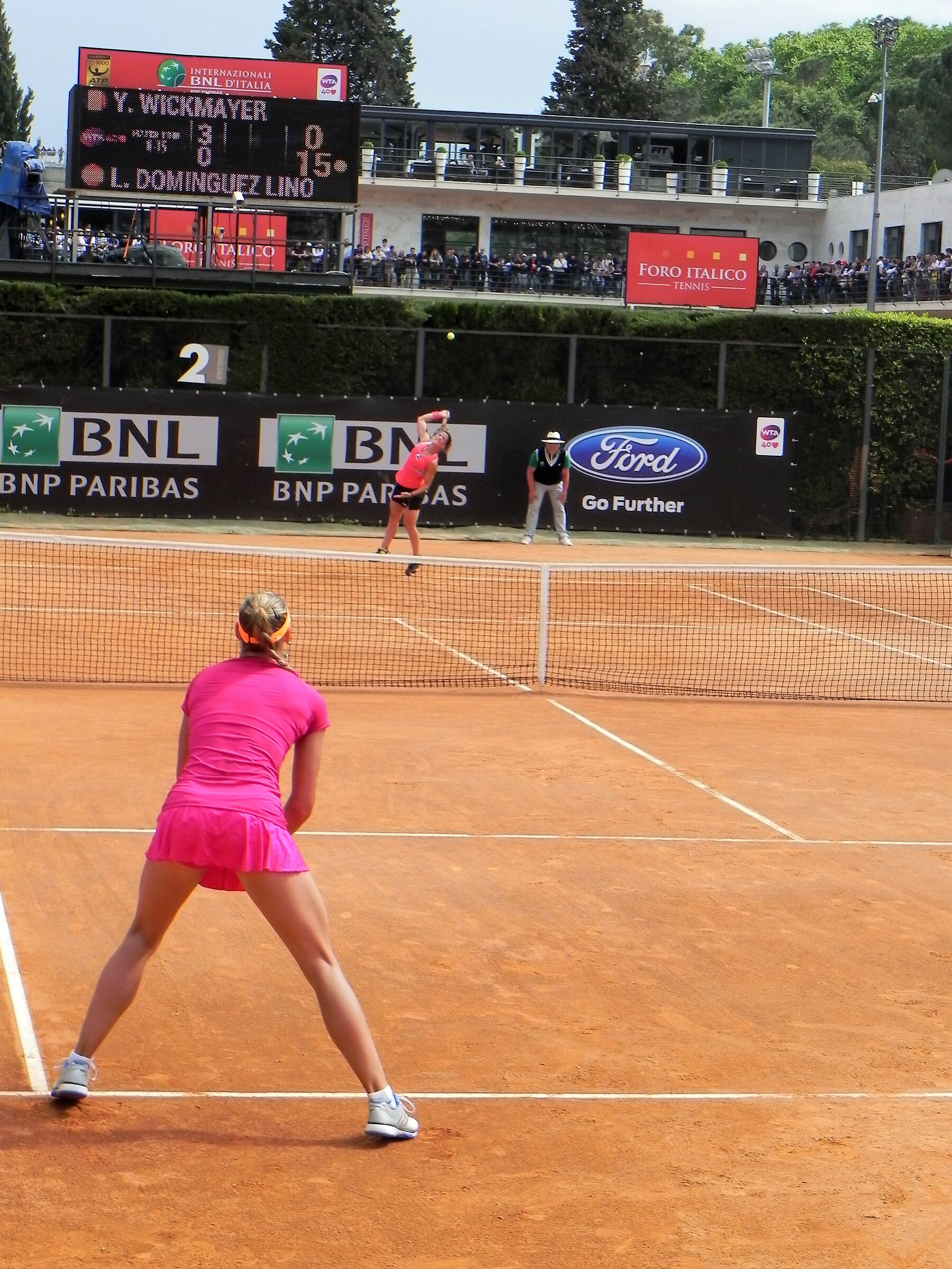 Yanina Wickmayer Vs. Lourdes Domínguez Lino 2 Roma 20...
