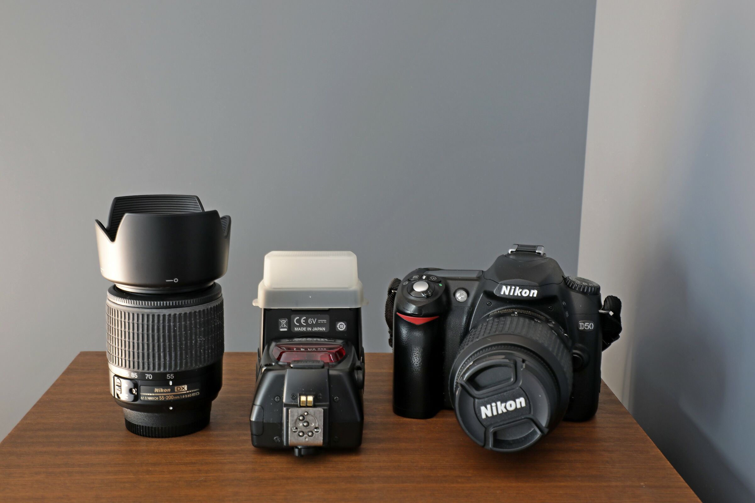 Nikon D 50 con 18-55/55-200/flash Sb-800--