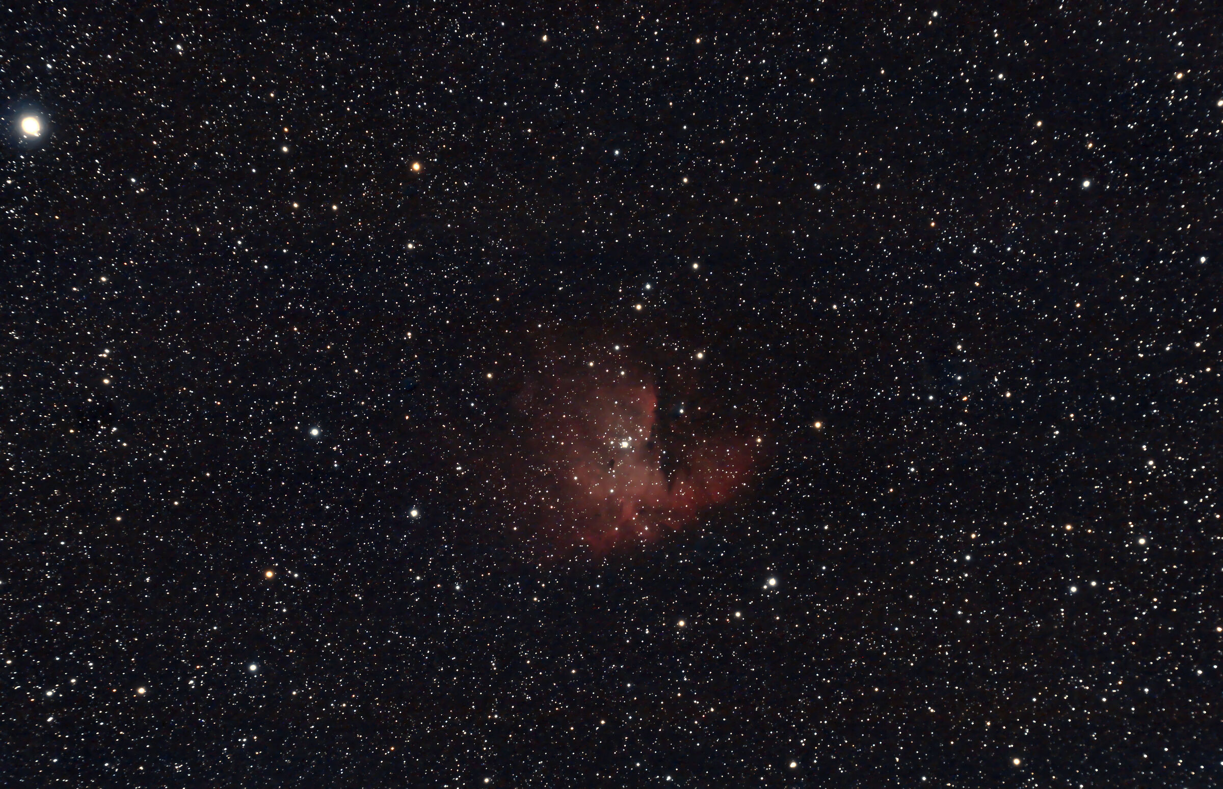 NGC 281 (Pacman nebula ) in Cassiopea