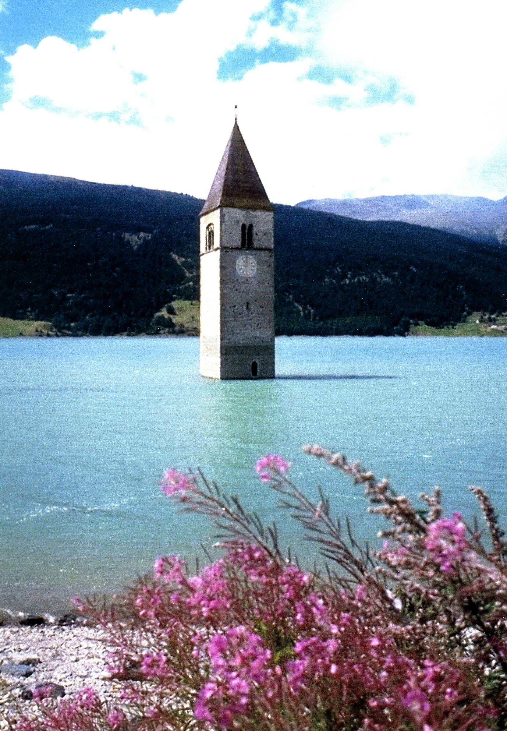 Campanile di Curon, Lago Resia, Val Venosta