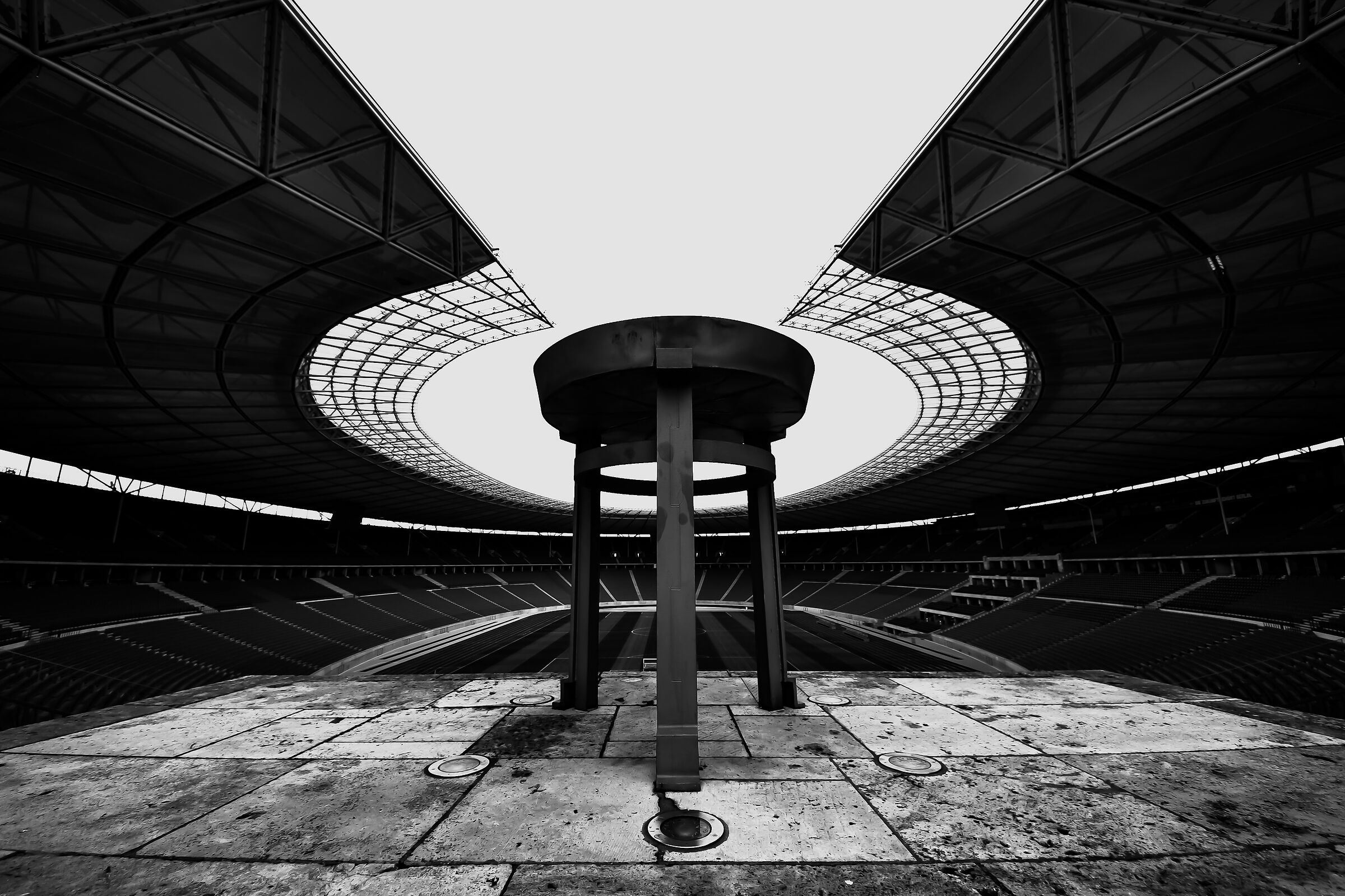 A glimpse of the Olympiastadion