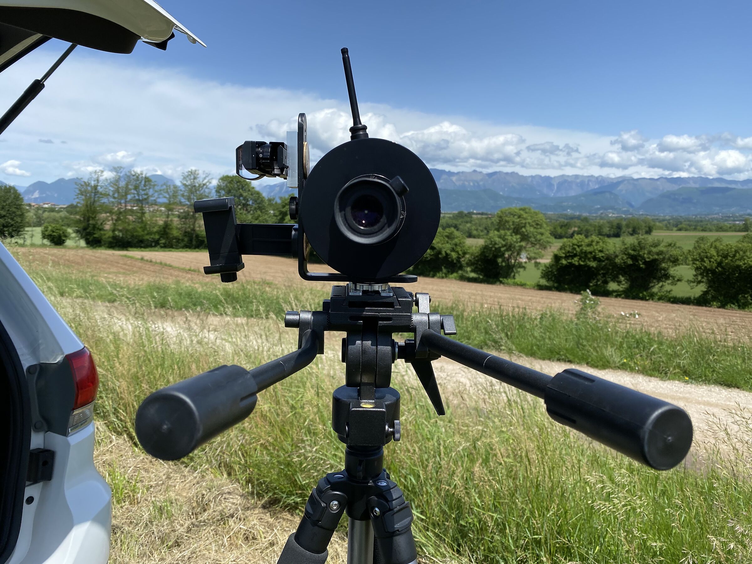 MTO 1000 con cercatore RED DOT e Kit visto da dietro