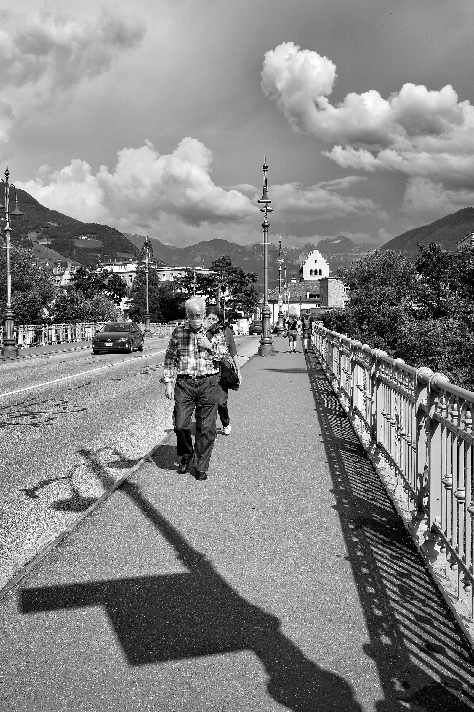 Two steps downtown, after 2 months.