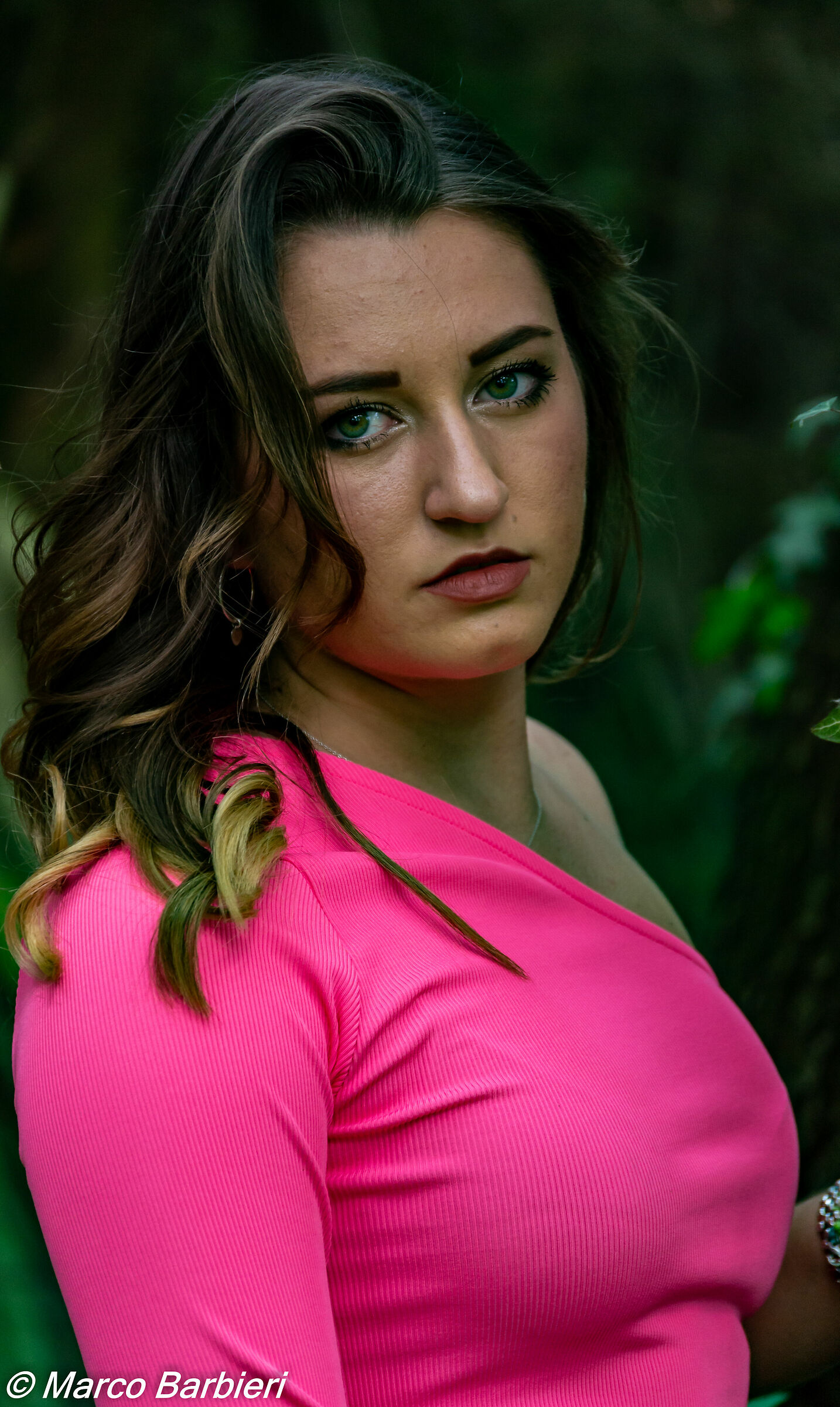 Beautiful pink in the woodland