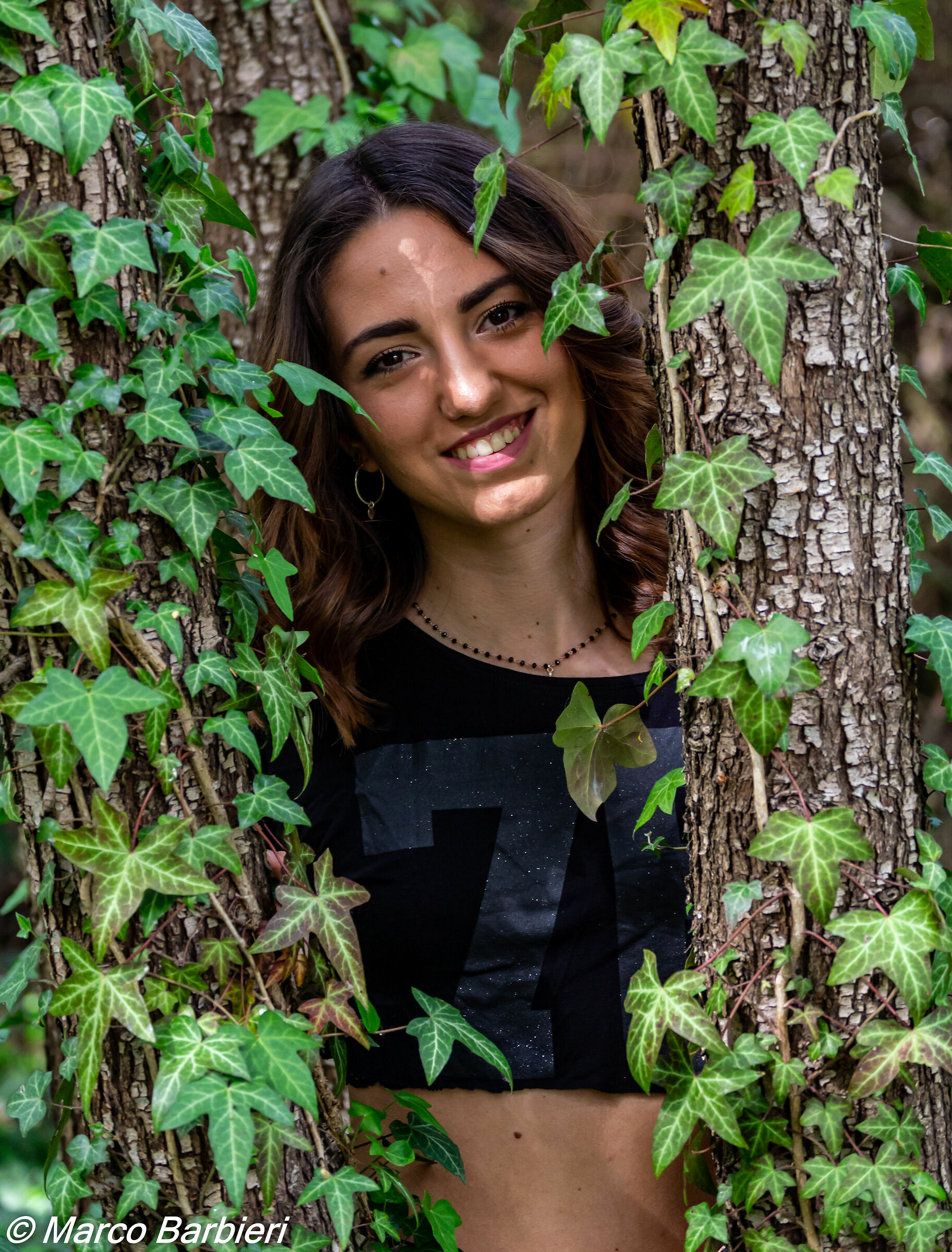 Portrait in the Trees