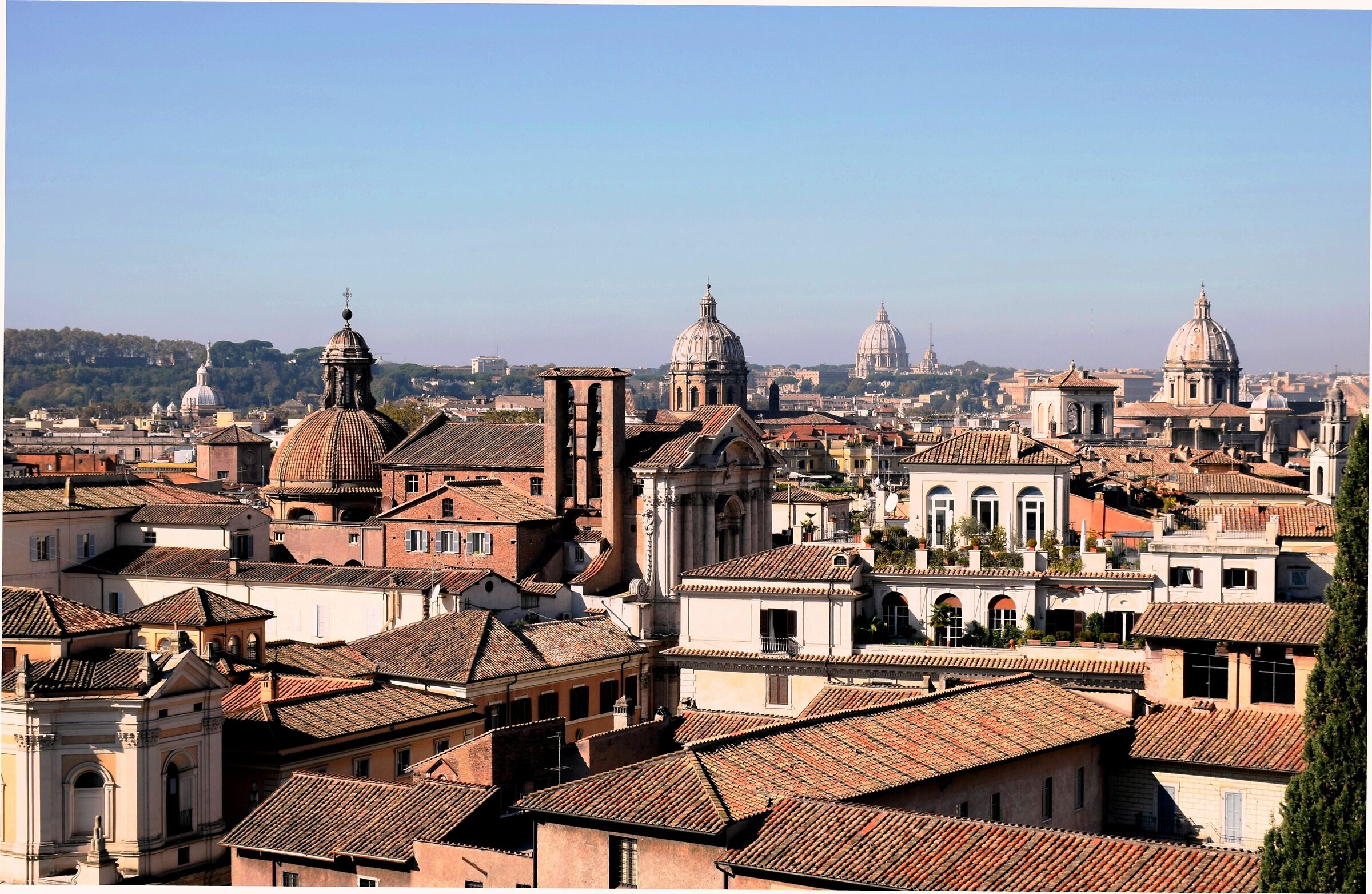View from the terrace of the Capitoline Museums