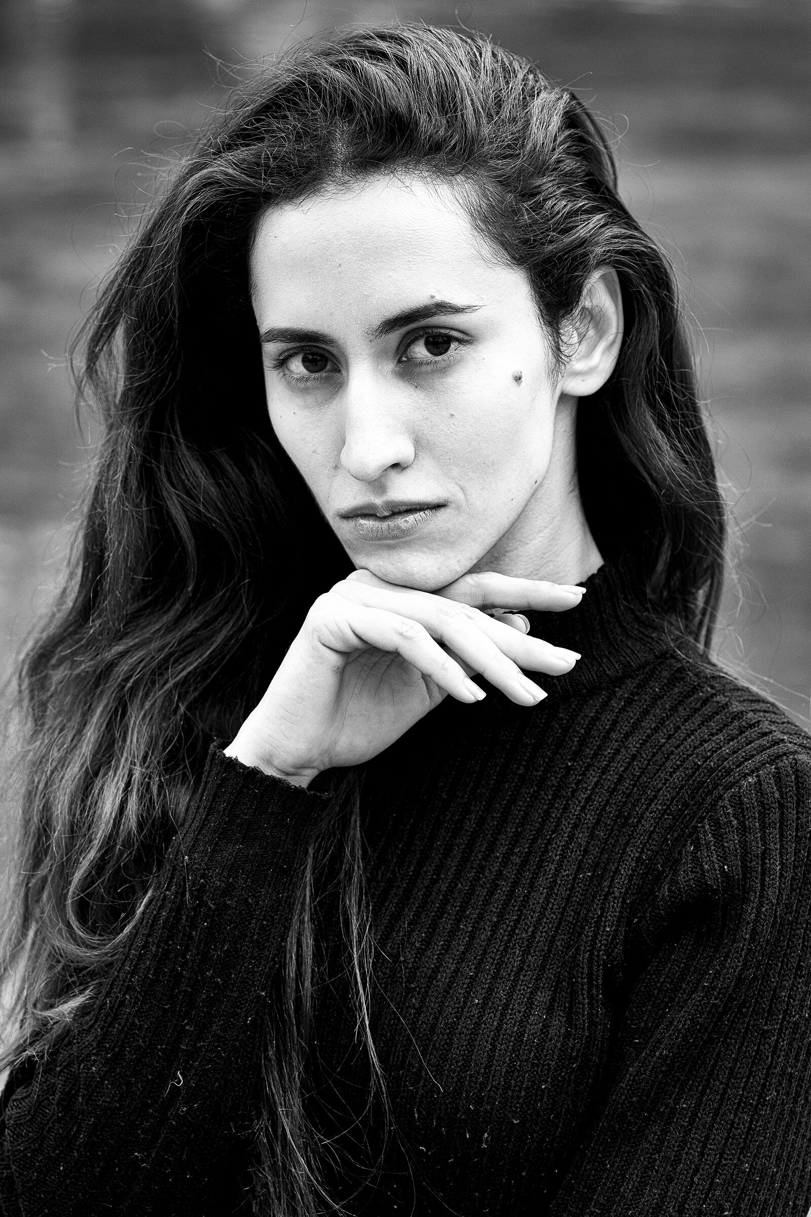 Four portraits in b/w