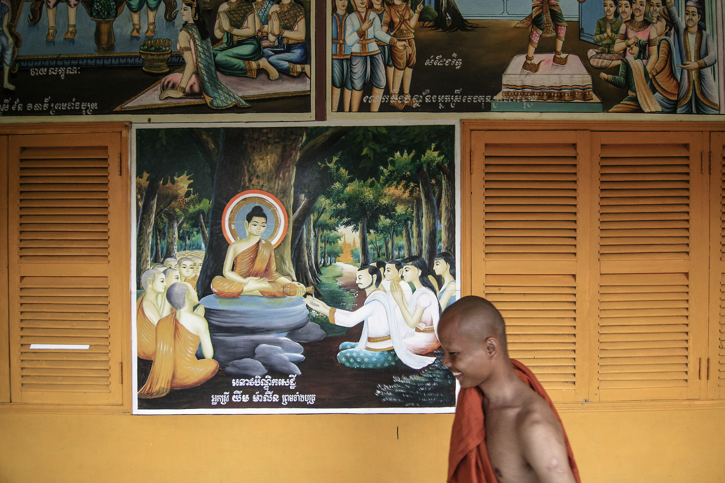Buddhist monk in Phon Phen, Cambodia