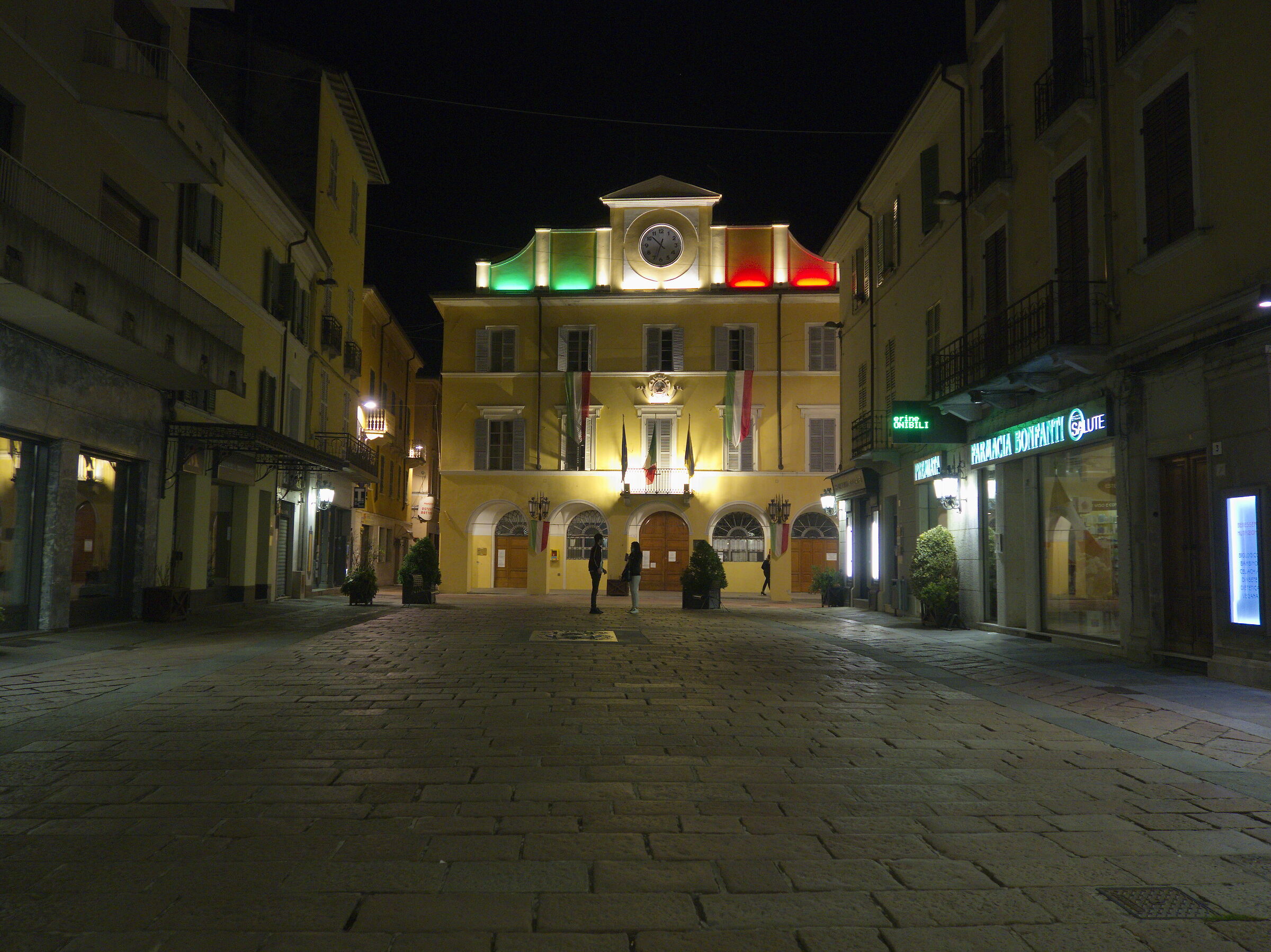 La notte prima della riapertura a Salsomaggiore Terme