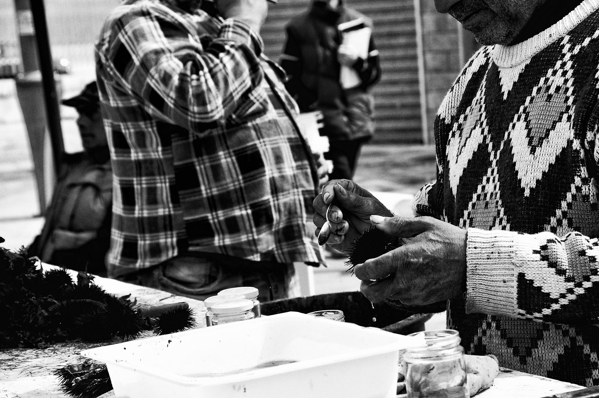 Dark Light hands at work