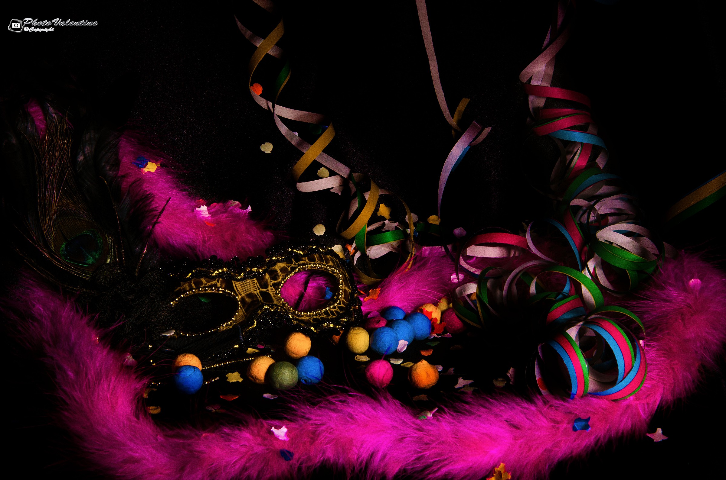 Light painting carnevalesco