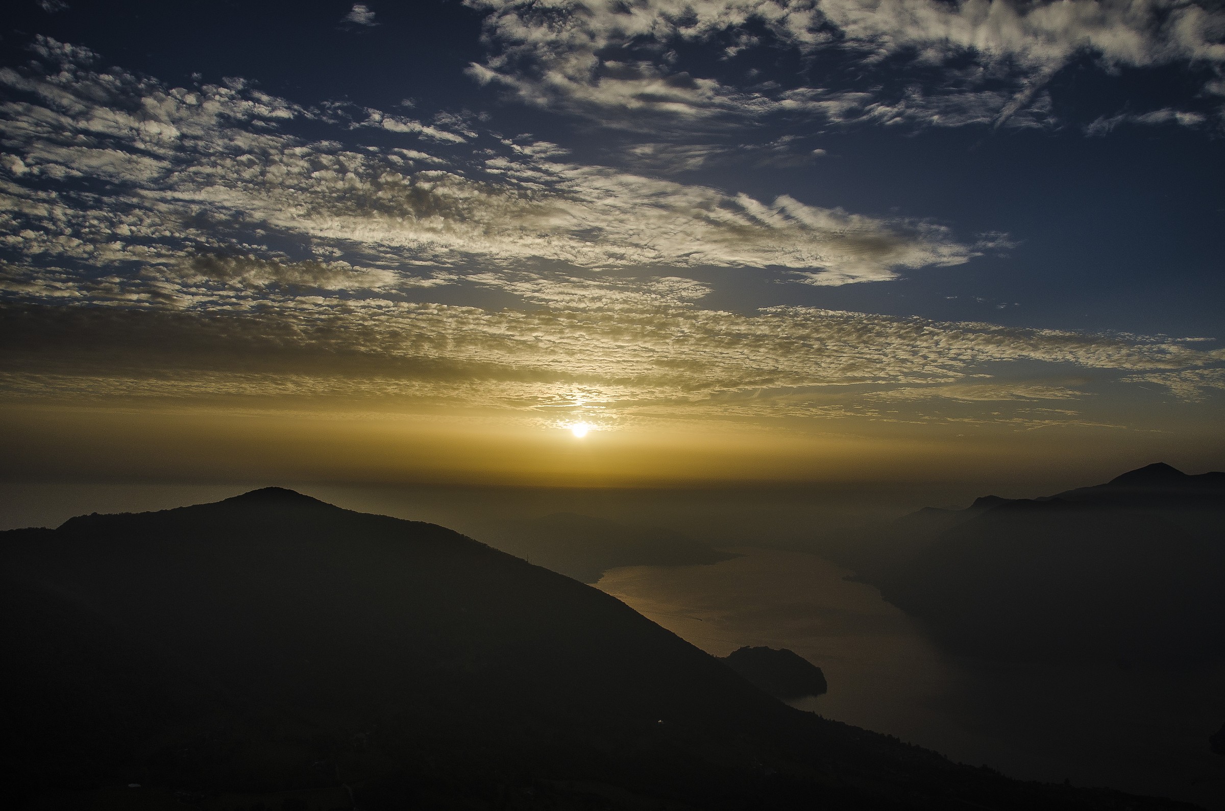 tramonto dal col rodondone