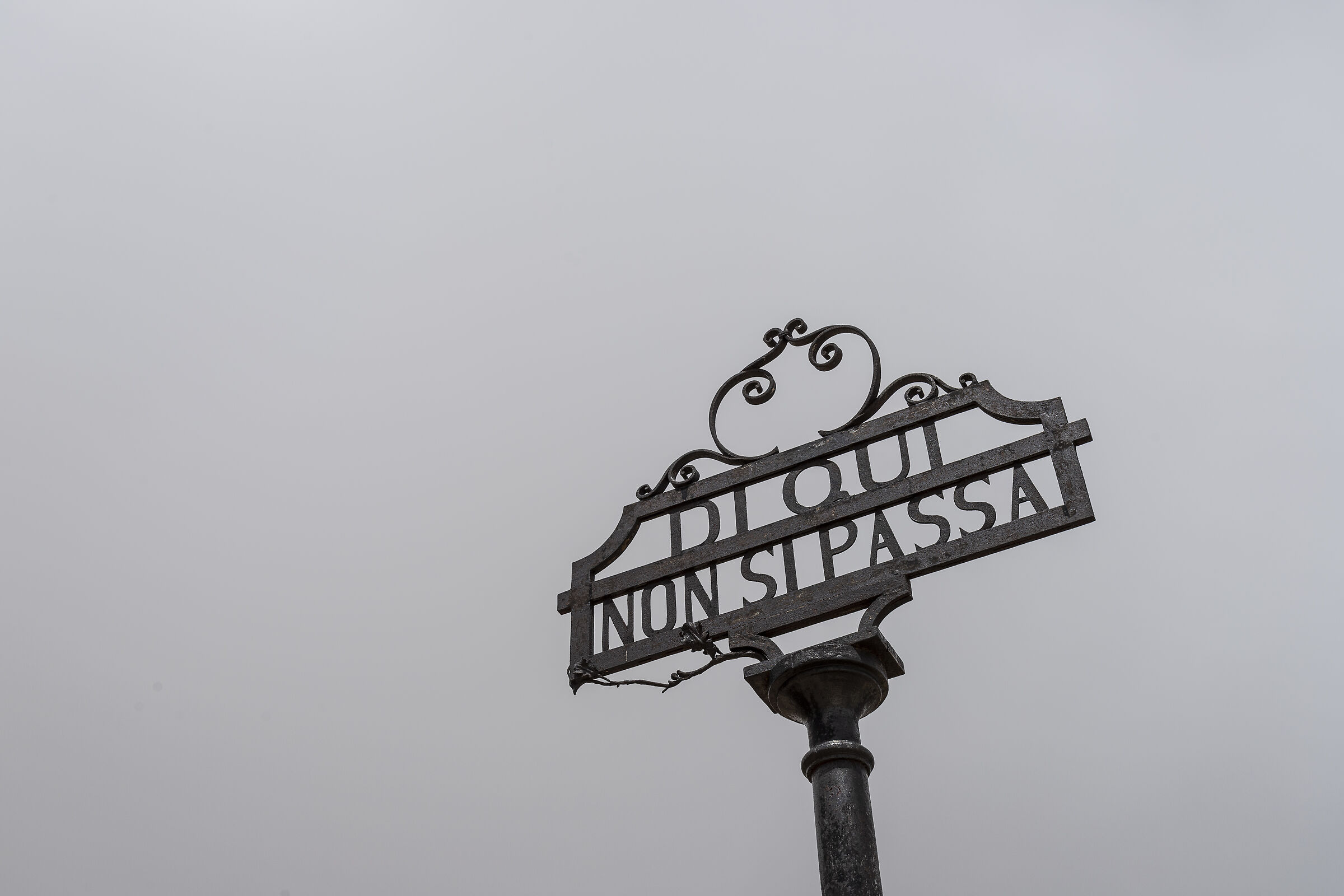 From here you don't pass