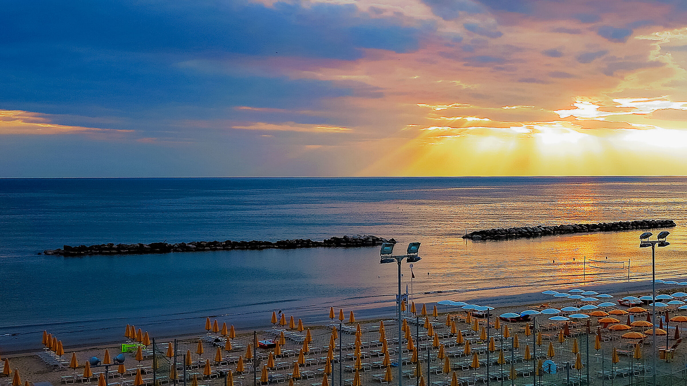 Shortly after sunrise