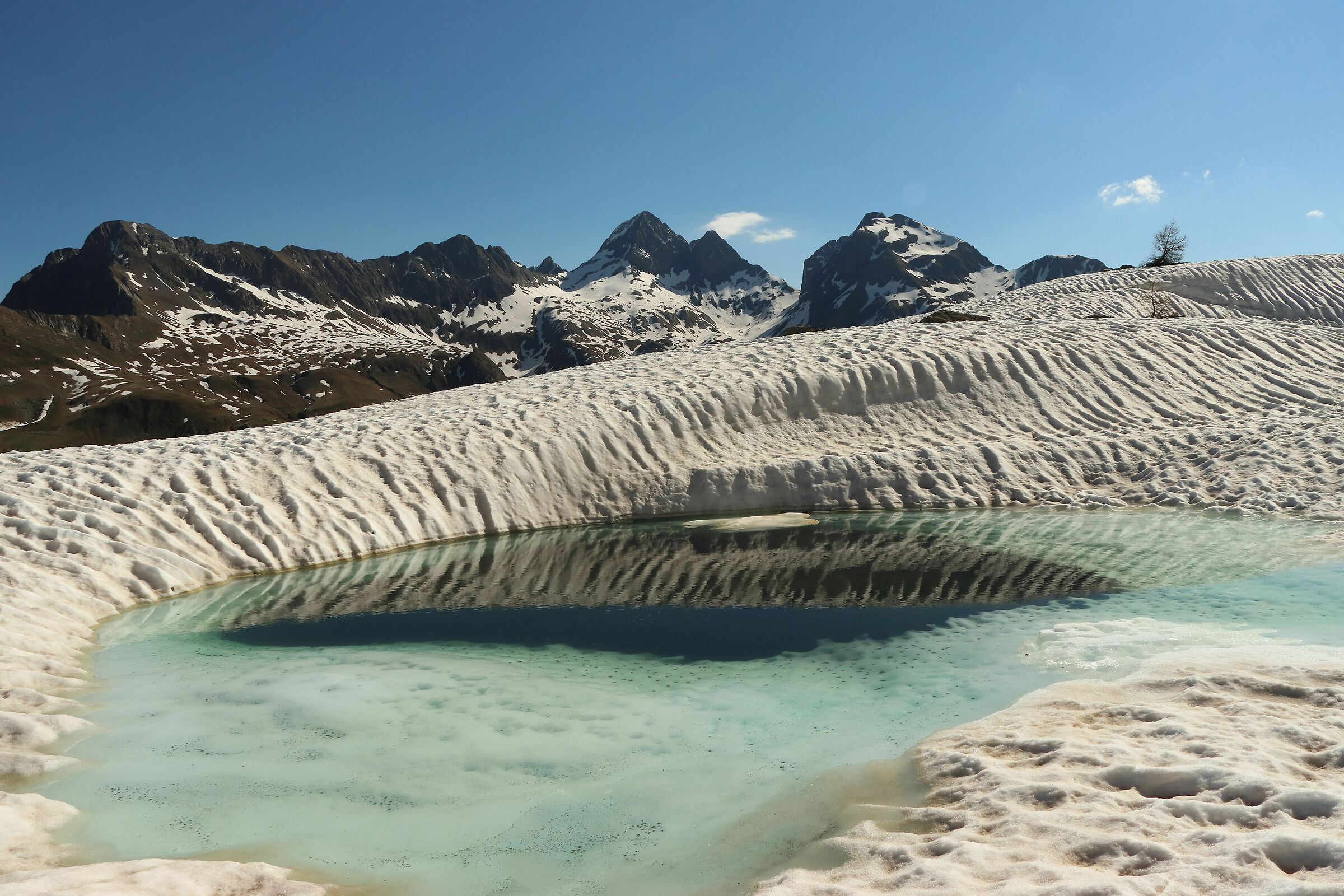 lago Cabianca ancora invernale